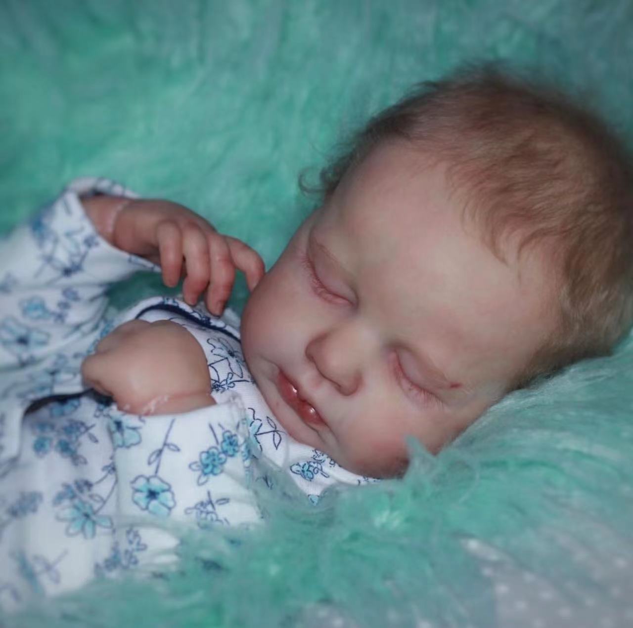 19inch Reborn Dolls with Cloth Body Soft Vinyl limbs Touch Soft, Toys for Girls Reborn Dolls