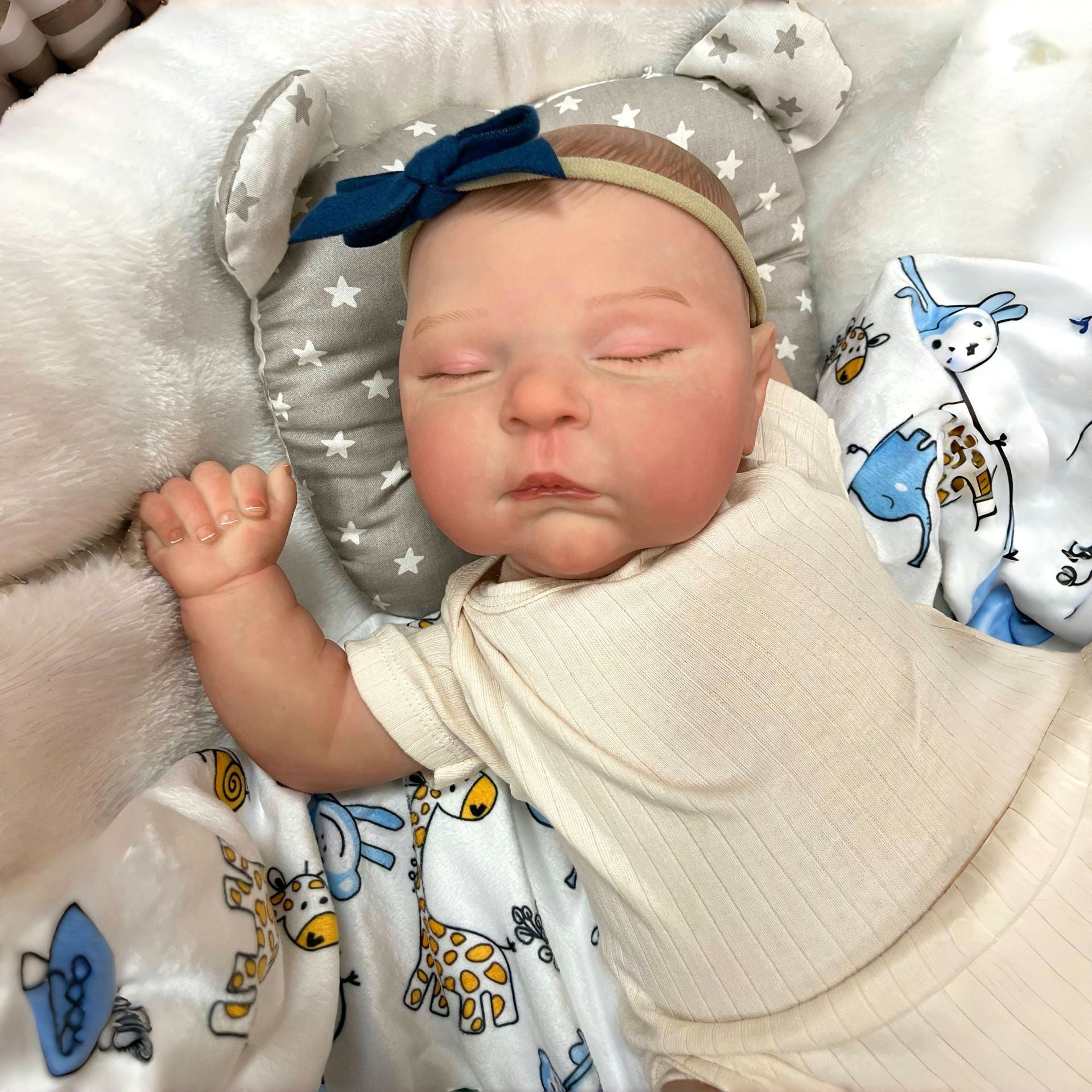 20Inch Reborn Baby Dolls with Cloth Body Handmade Newborn Style Doll Toy for Girls