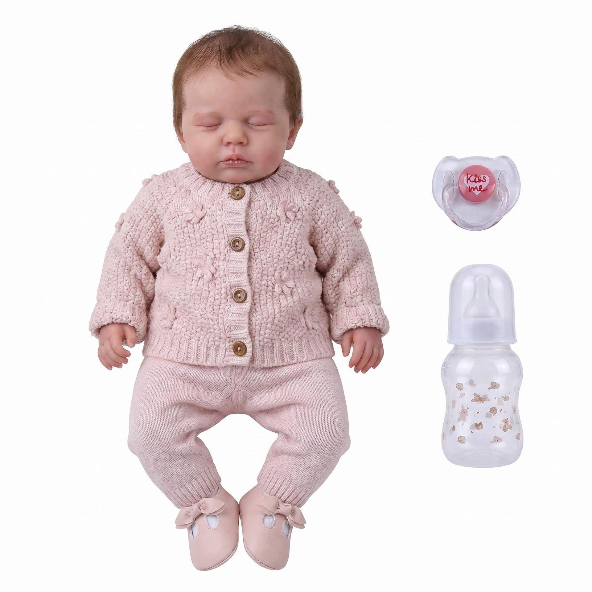 19inch Reborn dolls handmade toy gift for children with full vinyl body