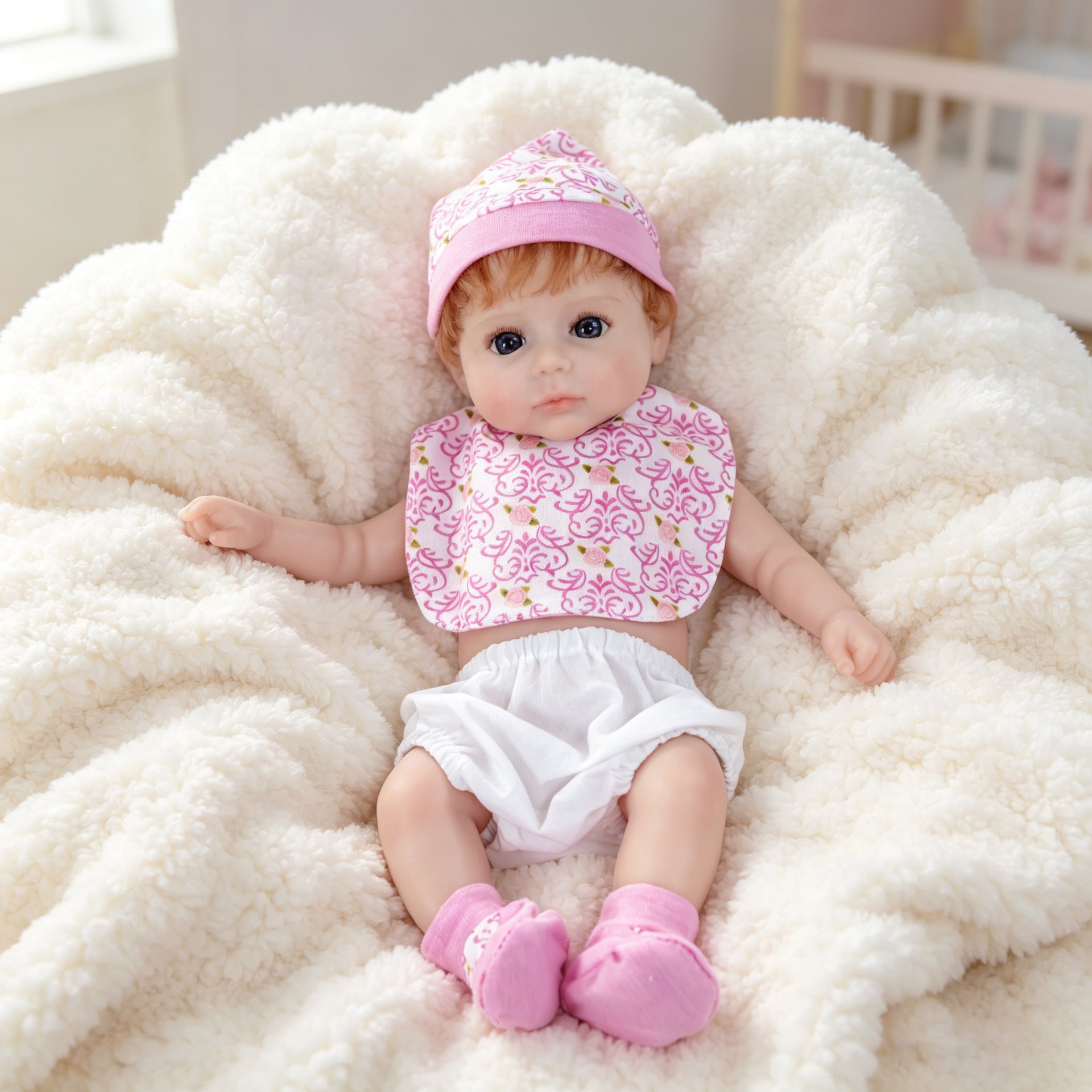 Fine‑Crafted 18 inch with Full Silicone Reborn Doll, Play‑and‑Display Doll, Ideal Selection for Birthday Surprises and Seasonal Holiday Gifting