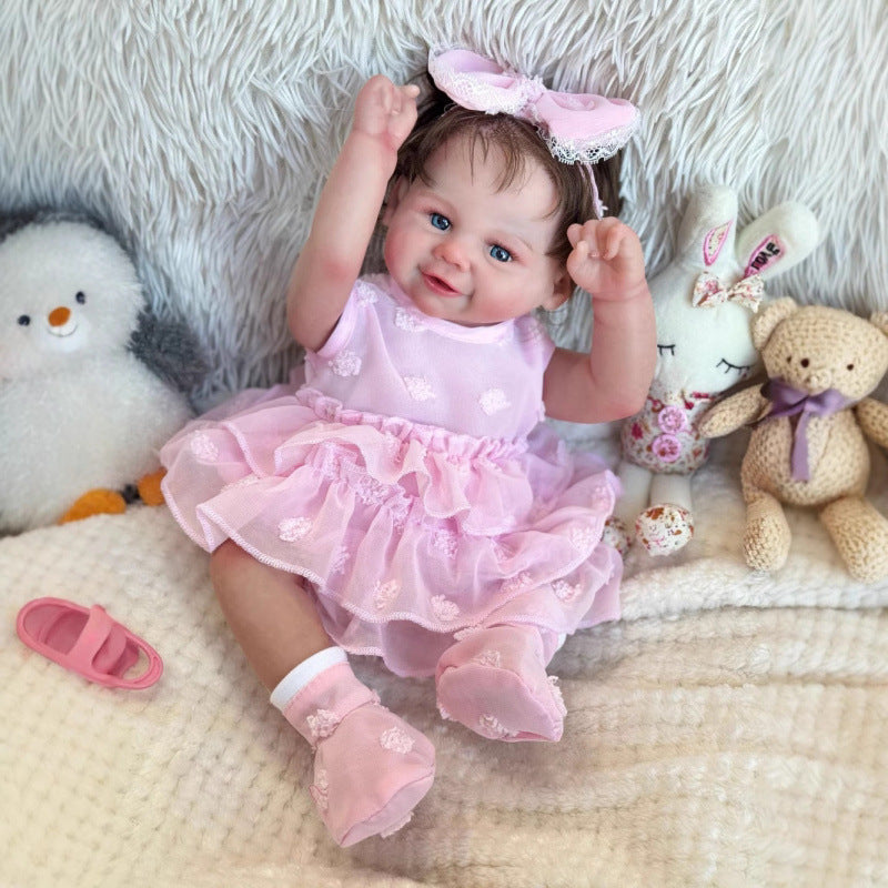 18 inch WIth Cloth Body Reborn Doll, Different types and styles of dolls are available. Holiday Collectible Present Or Brithday Gifts