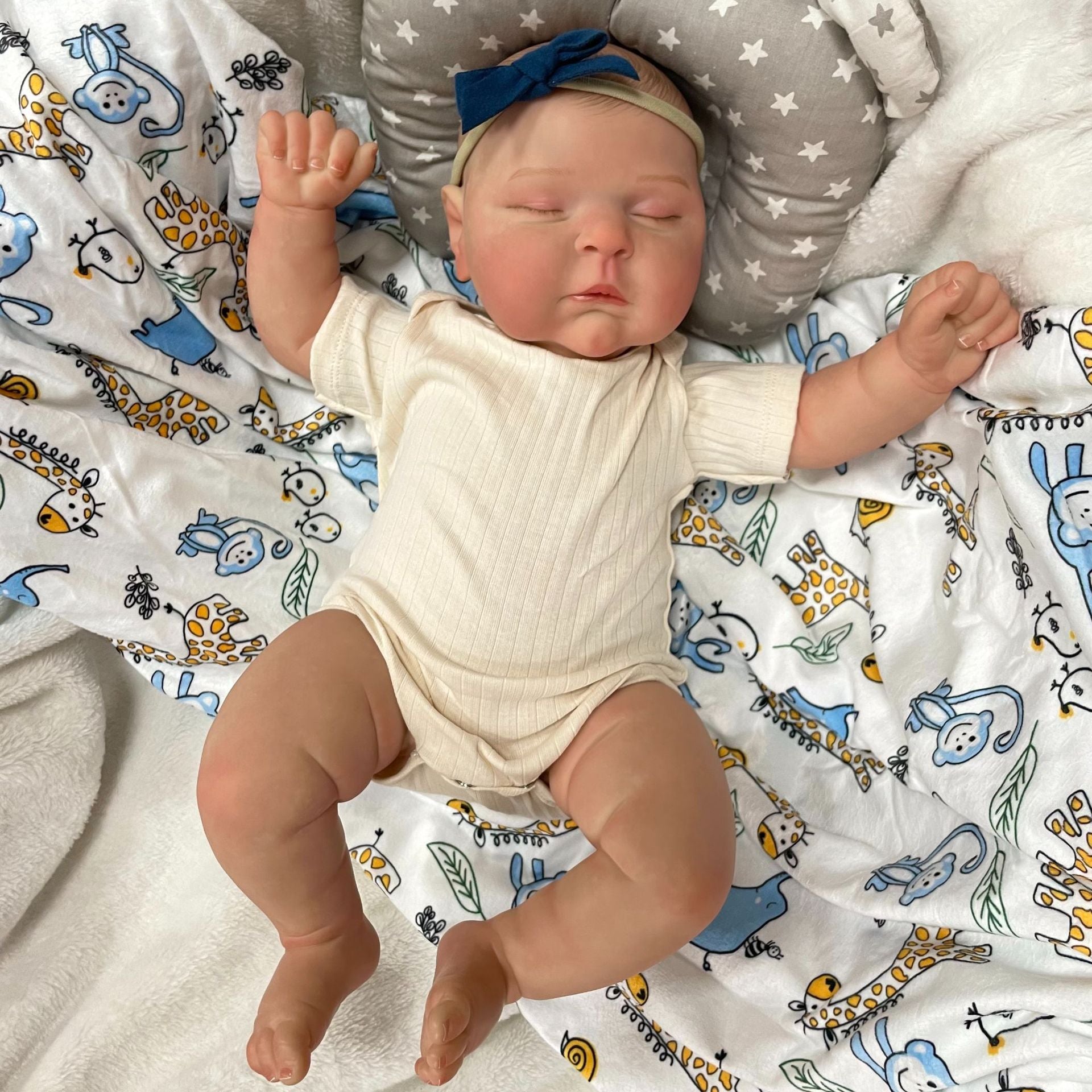 20Inch Reborn Baby Dolls with Cloth Body Handmade Newborn Style Doll Toy for Girls