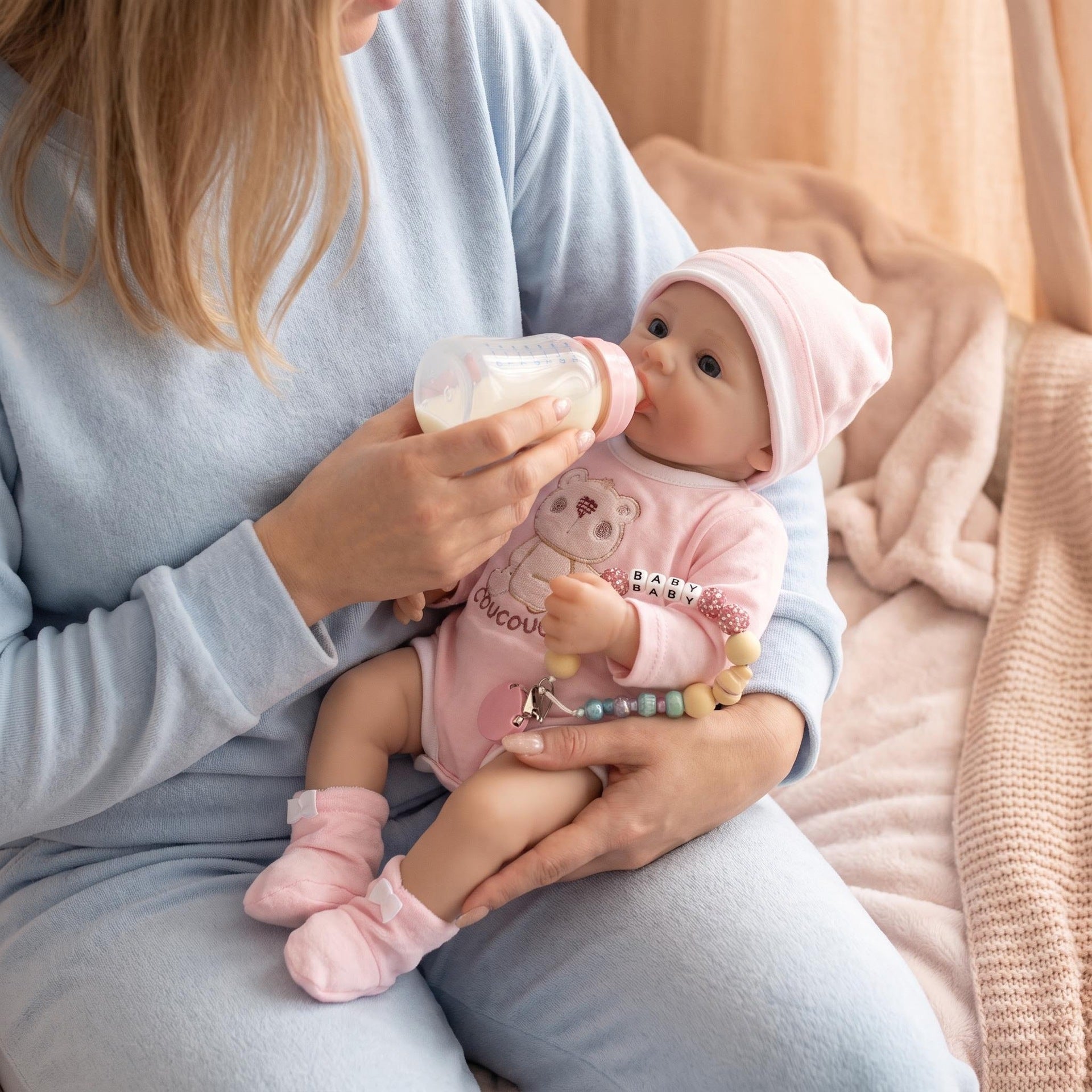 Gift‑ready 16‑Inch Full Silicone Reborn Doll, Nice option for holiday and birthday gift inspiration