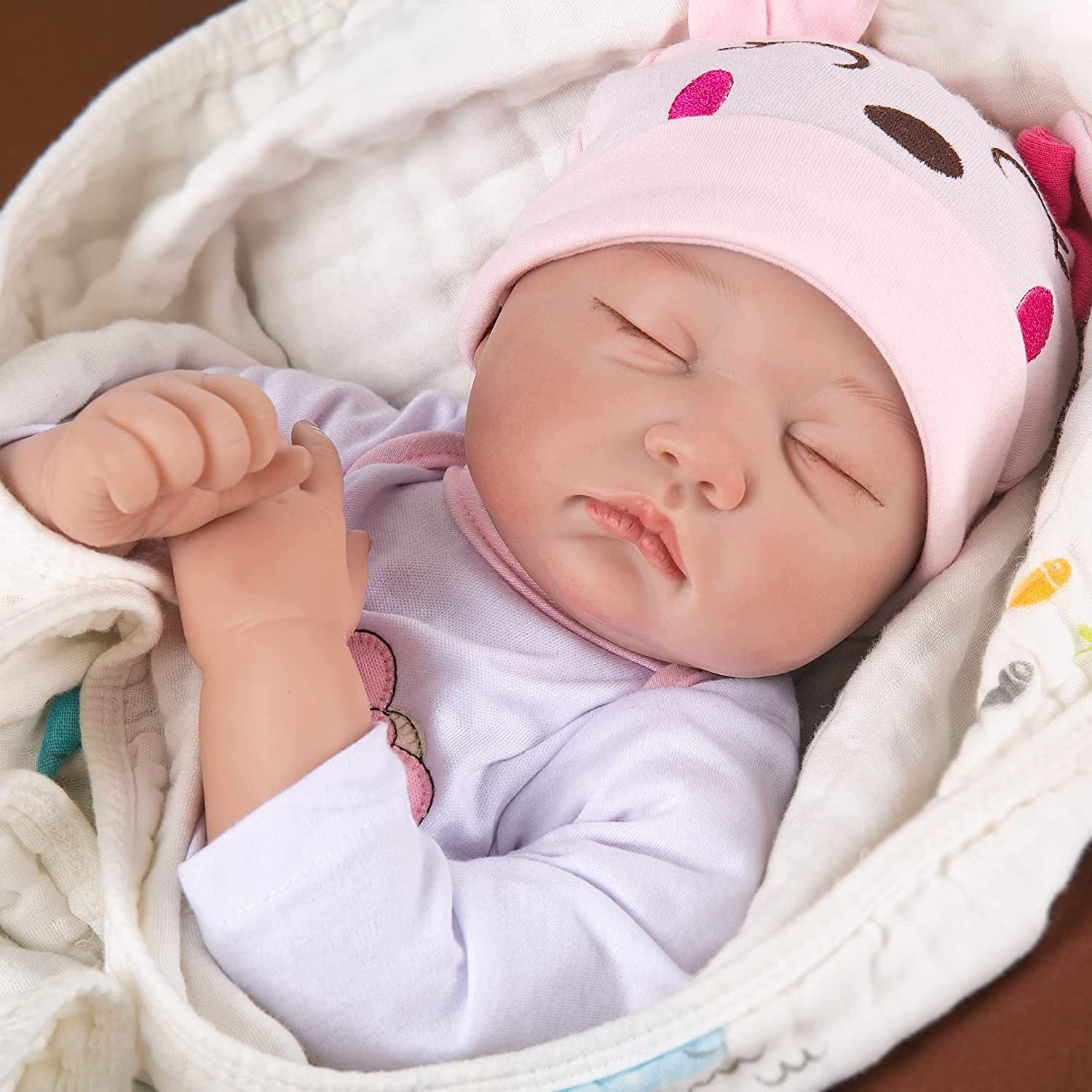 Sleeping Reborn Doll 22 inch With Cloth Body, With different styles, Festival Present Toy & Collector Gift For Girls