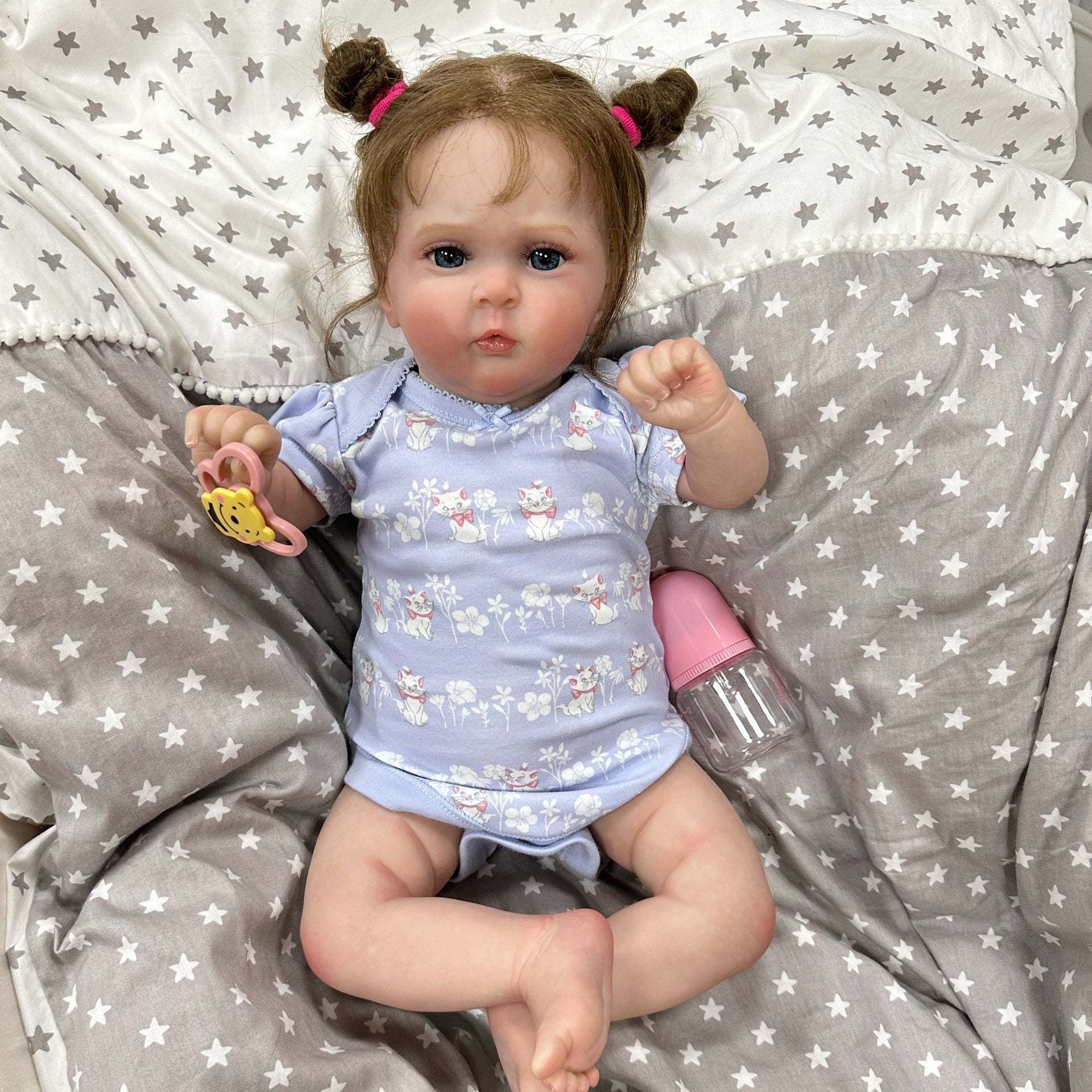 20inch Reborn Dolls with Cloth Body Touch Soft Newborn Baby Dolls Toys for Girls Reborn Dolls