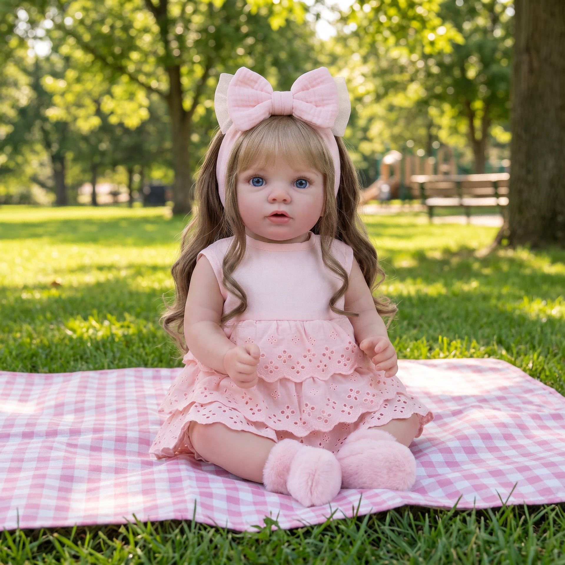 Soft Snuggle Companion 21 Inch with Cloth Body Reborn Doll, Wonderful Gift for Birthdays & Holiday Leisure Time