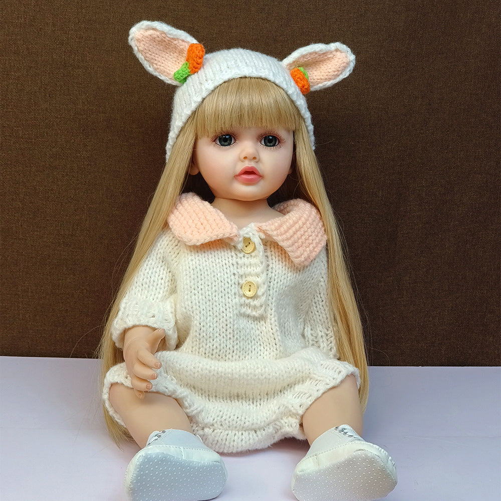 22 Inch with Full Vinyl Sound‑Sensor Reborn Doll, Engaging Companion Play Toy, Perfect Present for Kids & Adult Collectors on Special Days