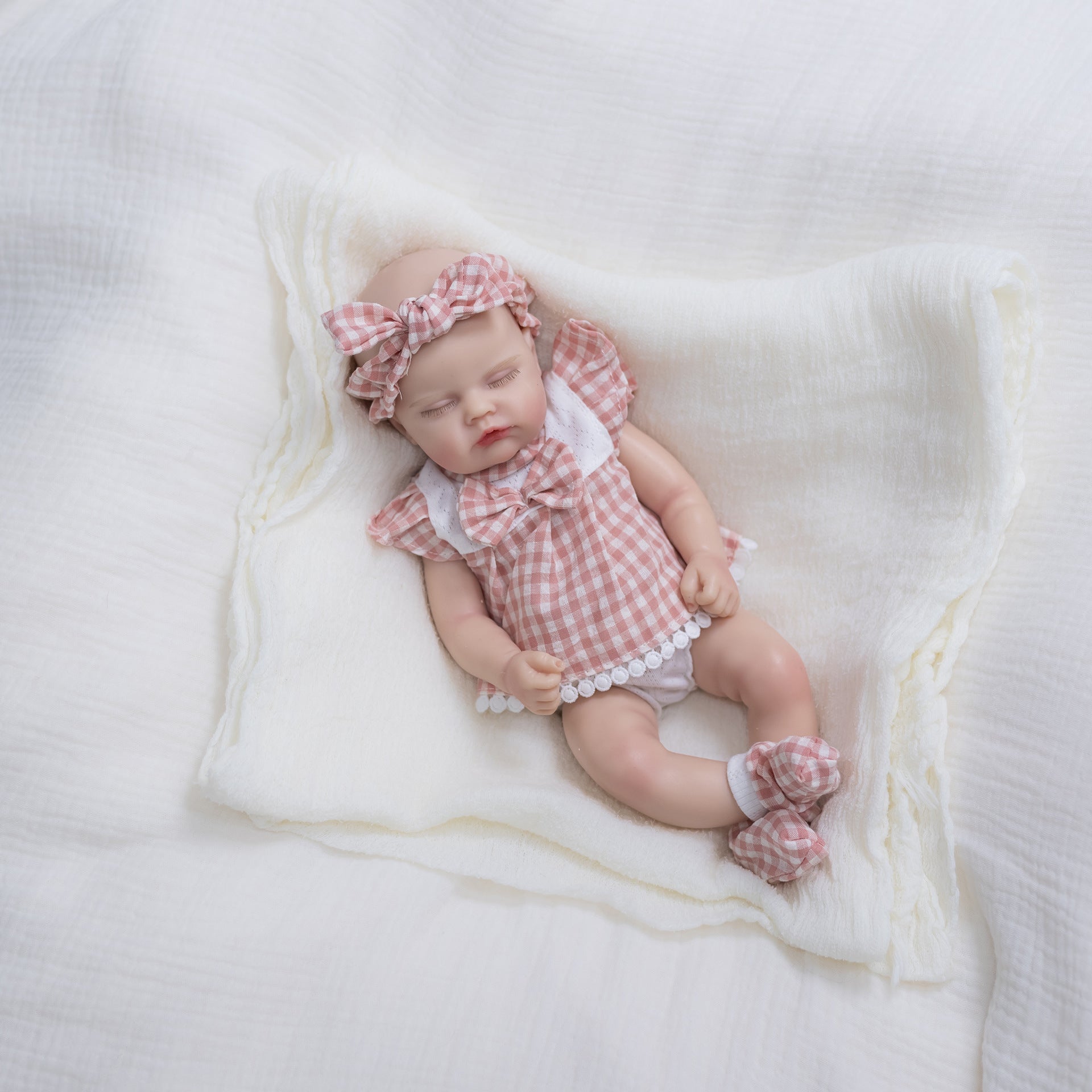 12 Inch with Full Silicone Lifelike Reborn Doll, Supports Pretend‑Play & Home Display, Flexible Gift Option for Holiday Seasons and Birthday Parties
