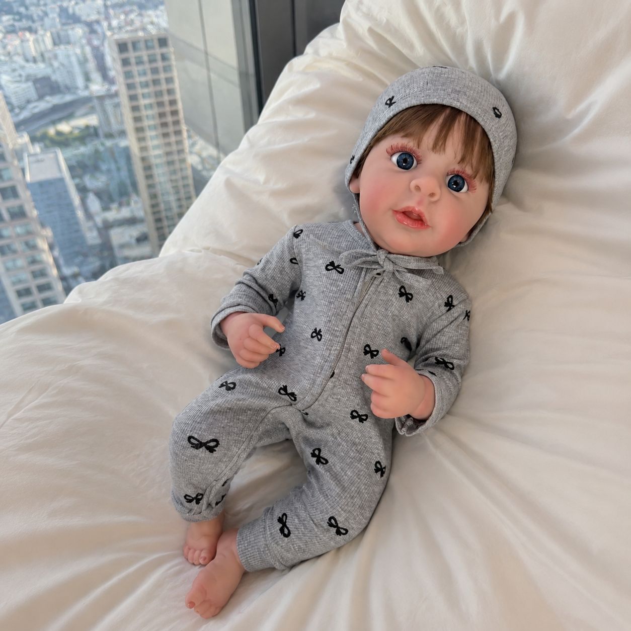 Treat your loved ones with 20 Inch Full‑Body Vinyl Realistic Doll for birthdays and memorable holiday occasions