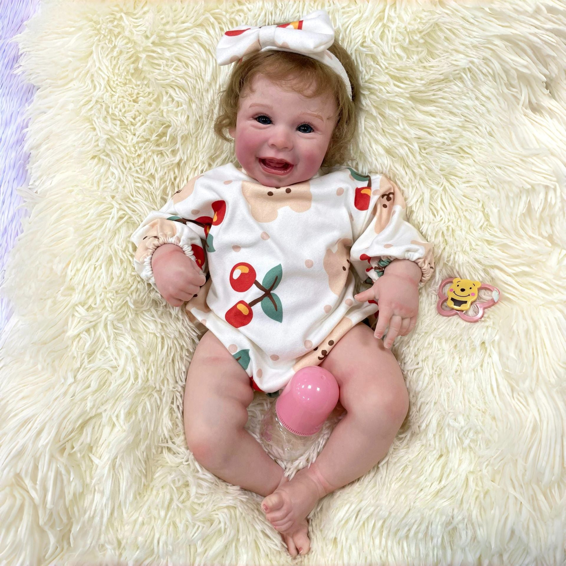 22inch Lifelike Reborn Baby Dolls with Cloth Body Kids Play Toy Gift for Girls