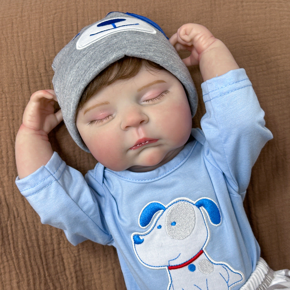 Realistic 20 inch Full Vinyl Baby Doll, Lifelike Companion, Perfect Present for Birthday, Holiday and Collection