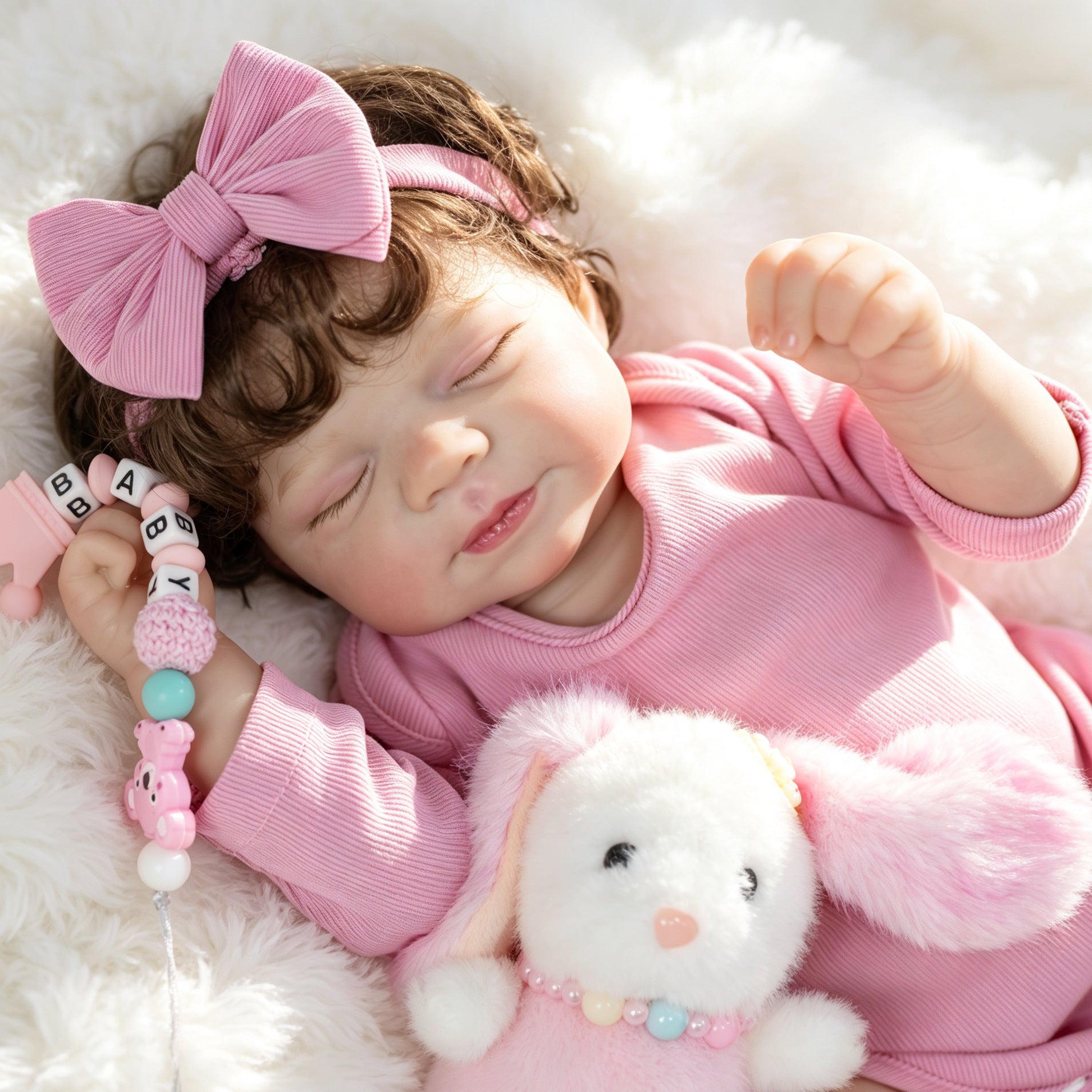 18 Inch Full Vinyl Body Reborn Companion Doll, For Home Display & Interactive Play, Special Memento for Holiday Celebrations and Birthdays