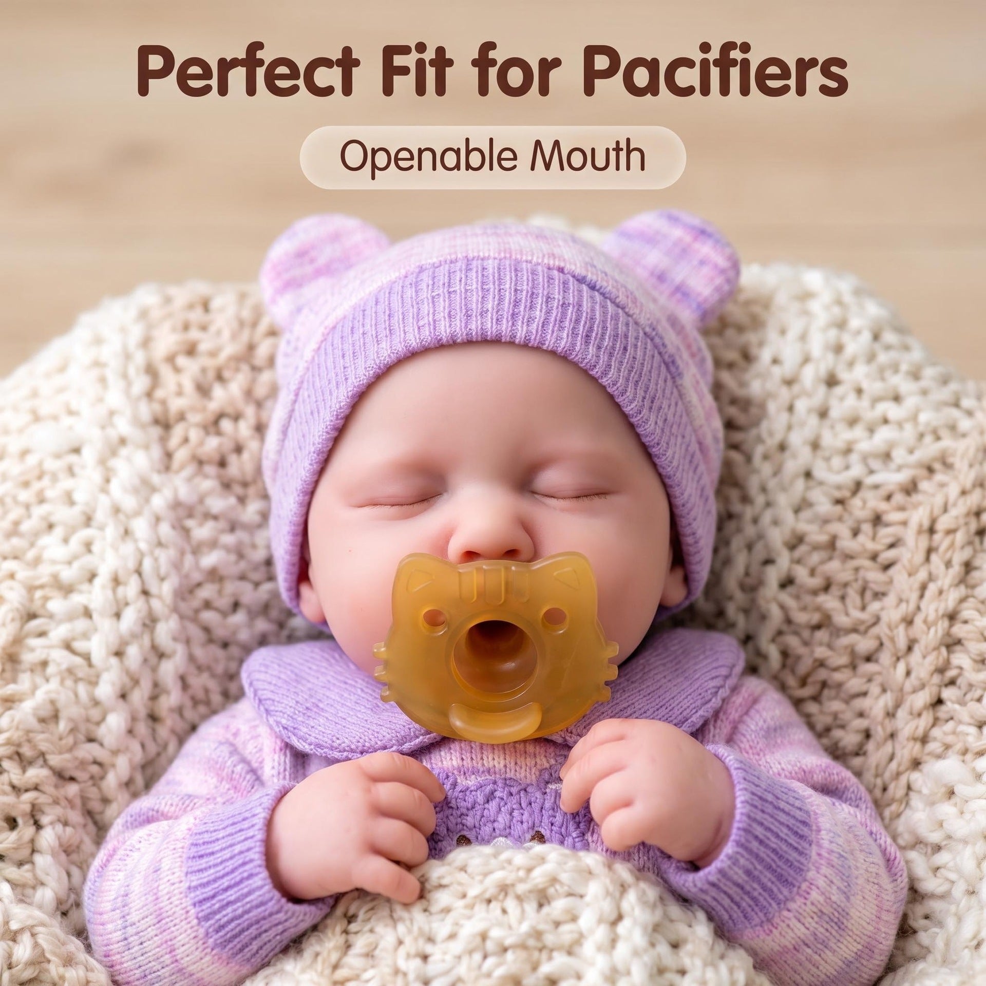 12 Inch Full Silicone Sleeping Newborn Doll, Soft Silicone Material, Thoughtful Gift for Birthdays & Holiday Gatherings