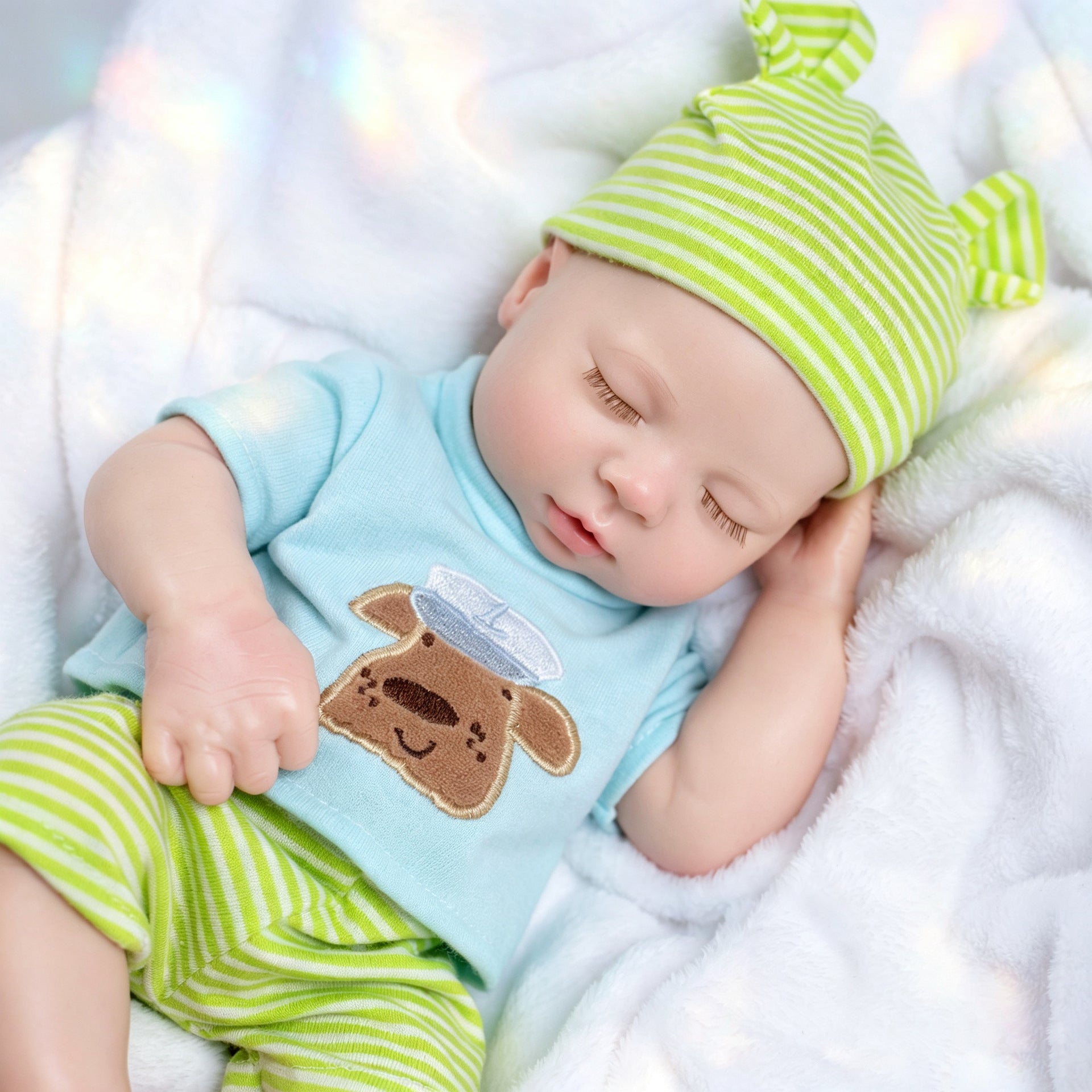 [Drink and Wet System] 13 Inch with Full Silicone Body Reborn Doll, Lifelike Play Companion, Perfect Present for Holiday Celebrations and Birthdays