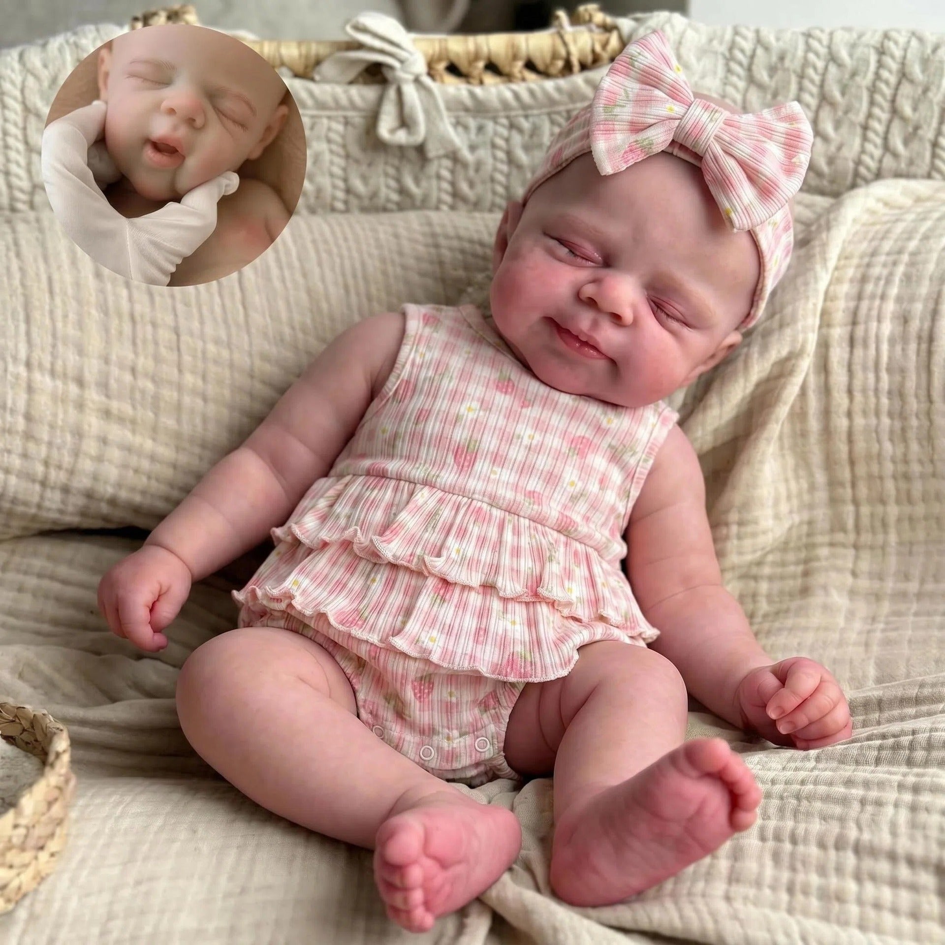 18 inch with Full Silicone Reborn Doll, Fun Role-play Toy For Young Kids & Stress-relief Companion For Adult Doll Fans, Premium Birthday And Holiday Gift Option