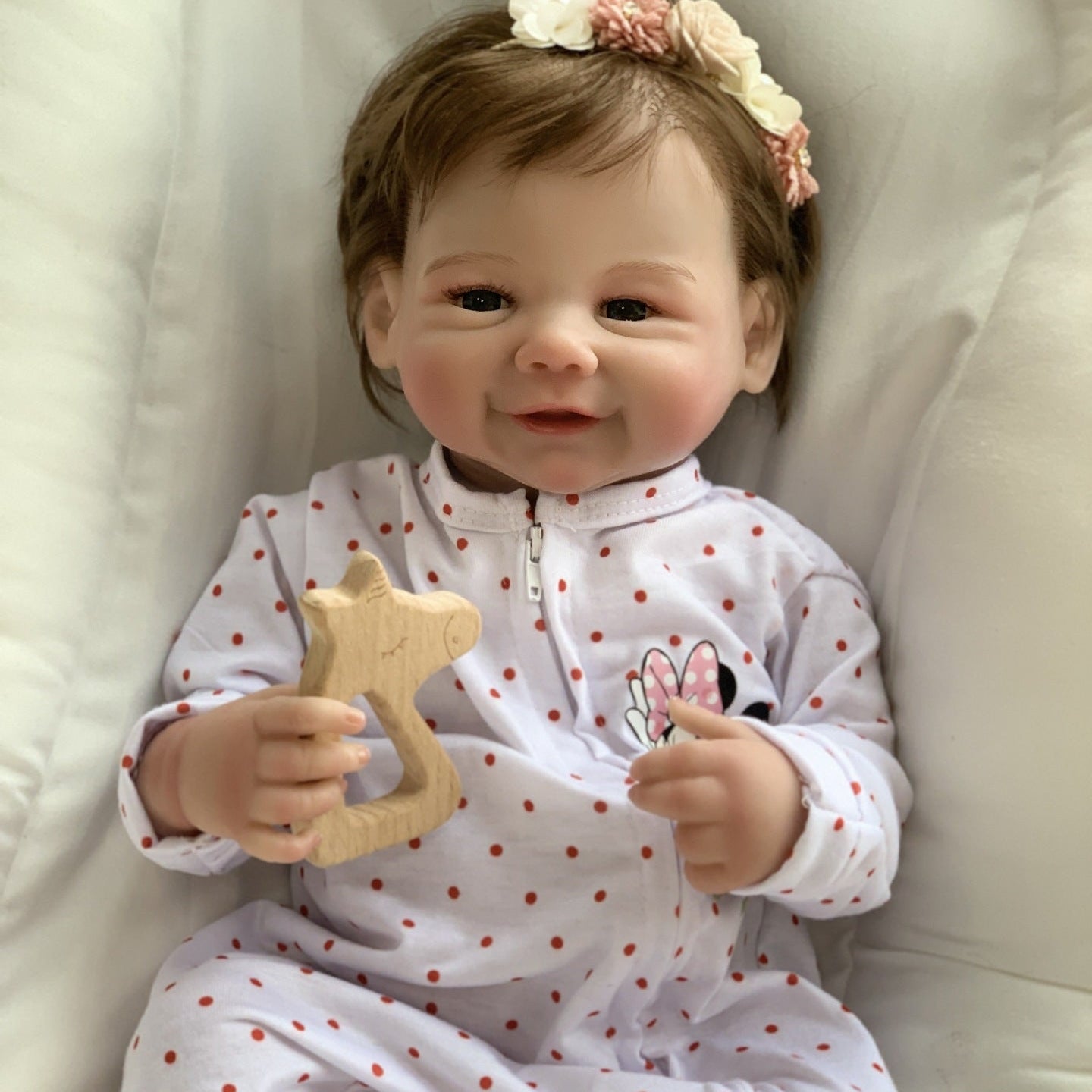 18 inch WIth Cloth Body Reborn Doll, Different types and styles of dolls are available. Holiday Collectible Present Or Brithday Gifts