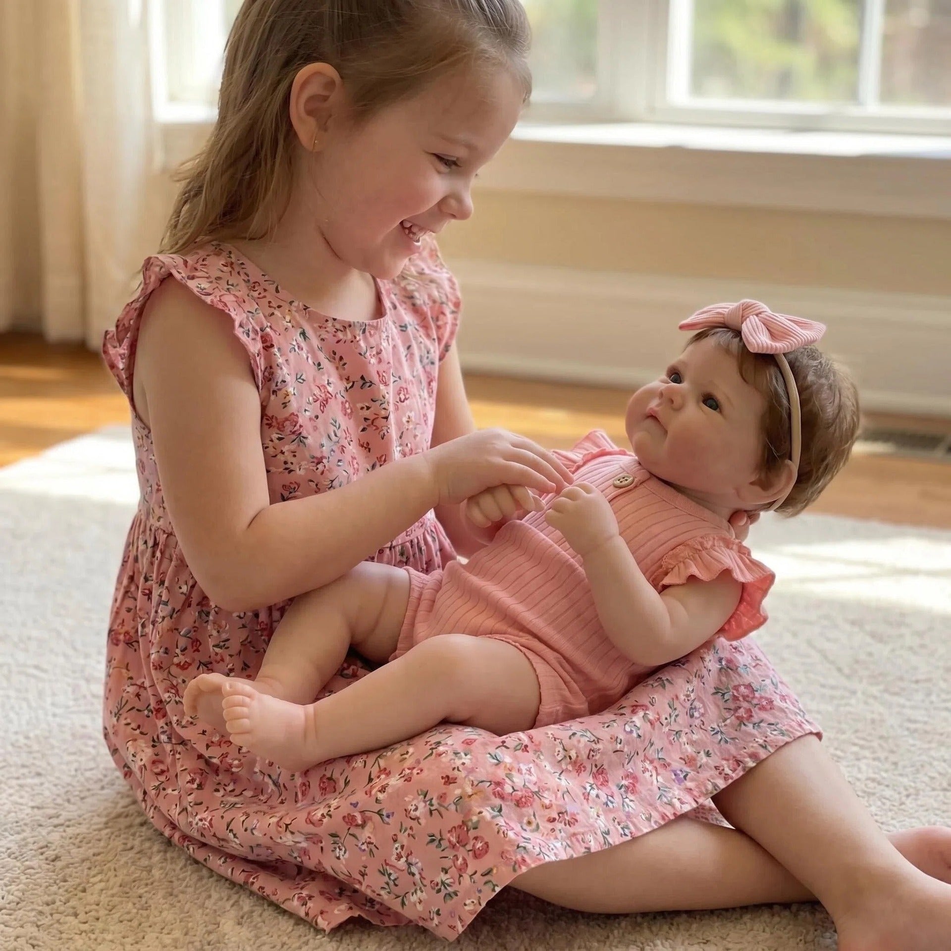 18 inch with full vinyl reborn doll pairs well with holiday gift boxes, perfect for surprising daughters, granddaughters or doll lovers on birthdays and major western holidays