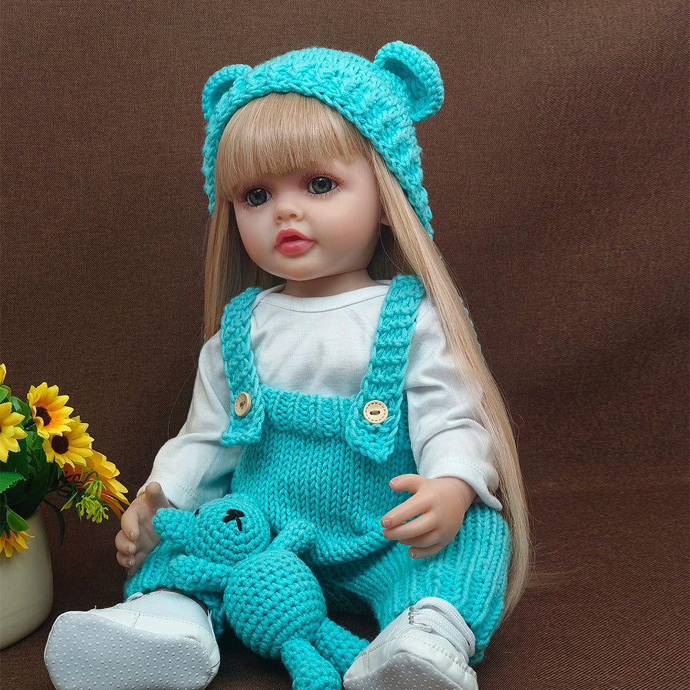 22 Inch with Full Vinyl Sound‑Sensor Reborn Doll, Engaging Companion Play Toy, Perfect Present for Kids & Adult Collectors on Special Days