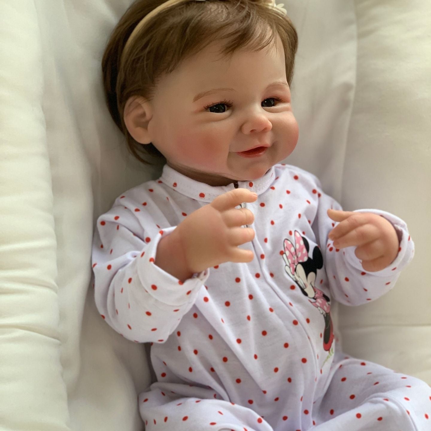 18 inch WIth Cloth Body Reborn Doll, Different types and styles of dolls are available. Holiday Collectible Present Or Brithday Gifts