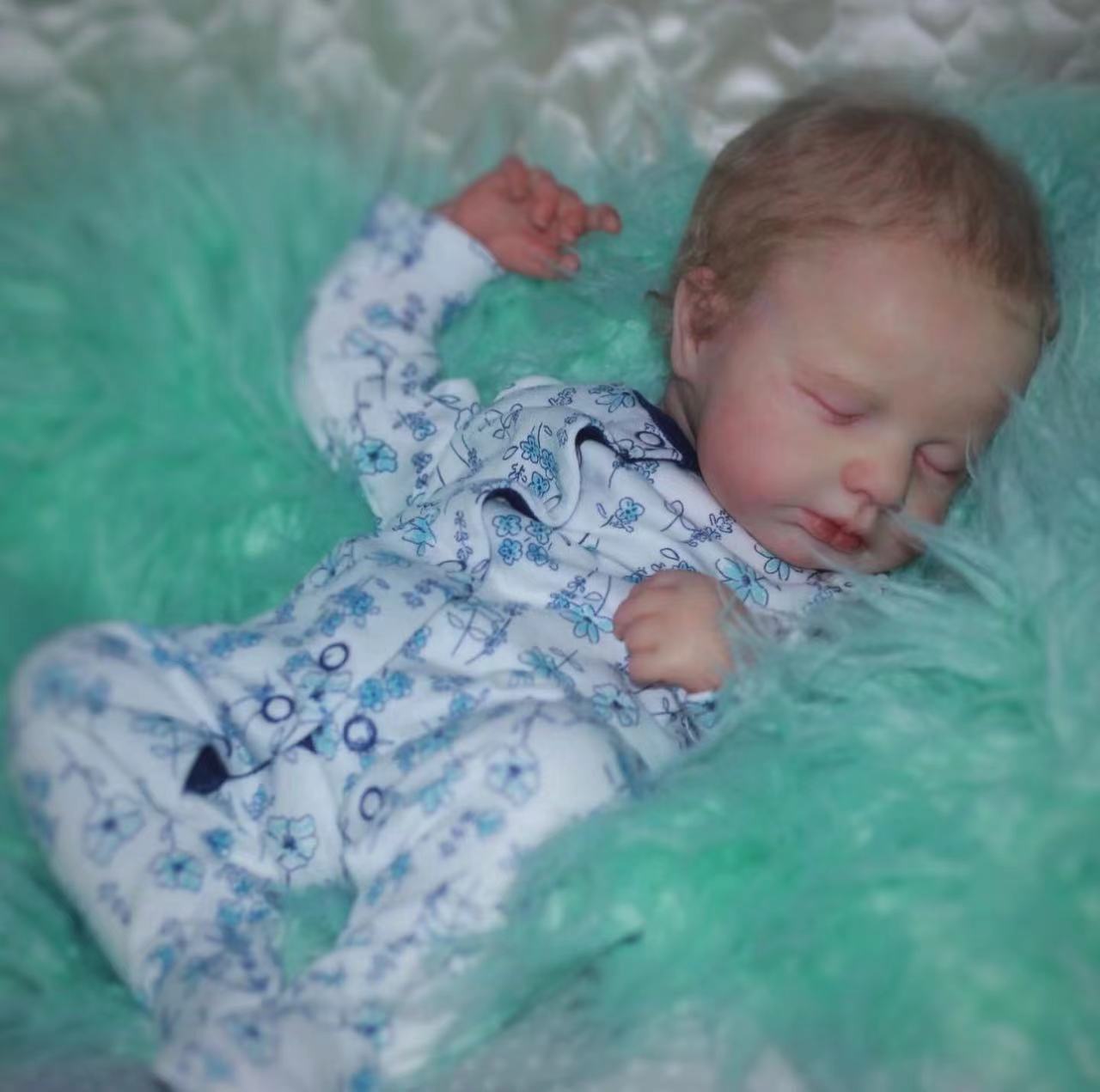 19inch Reborn Dolls with Cloth Body Soft Vinyl limbs Touch Soft, Toys for Girls Reborn Dolls