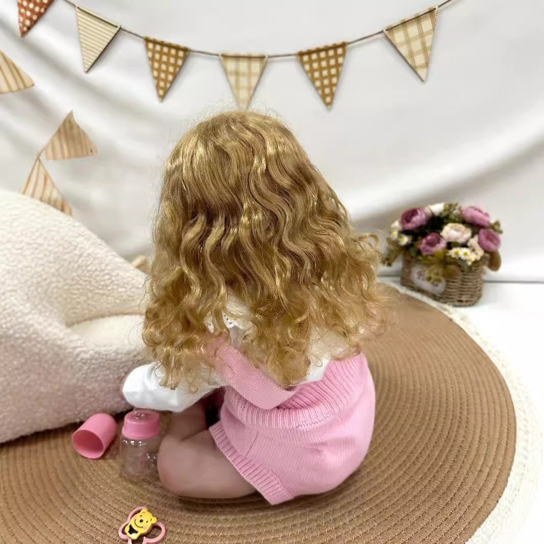 24inch Reborn baby Dolls with Cloth Body Baby Realistic Newborn Baby Doll Play Toy for Girls Children