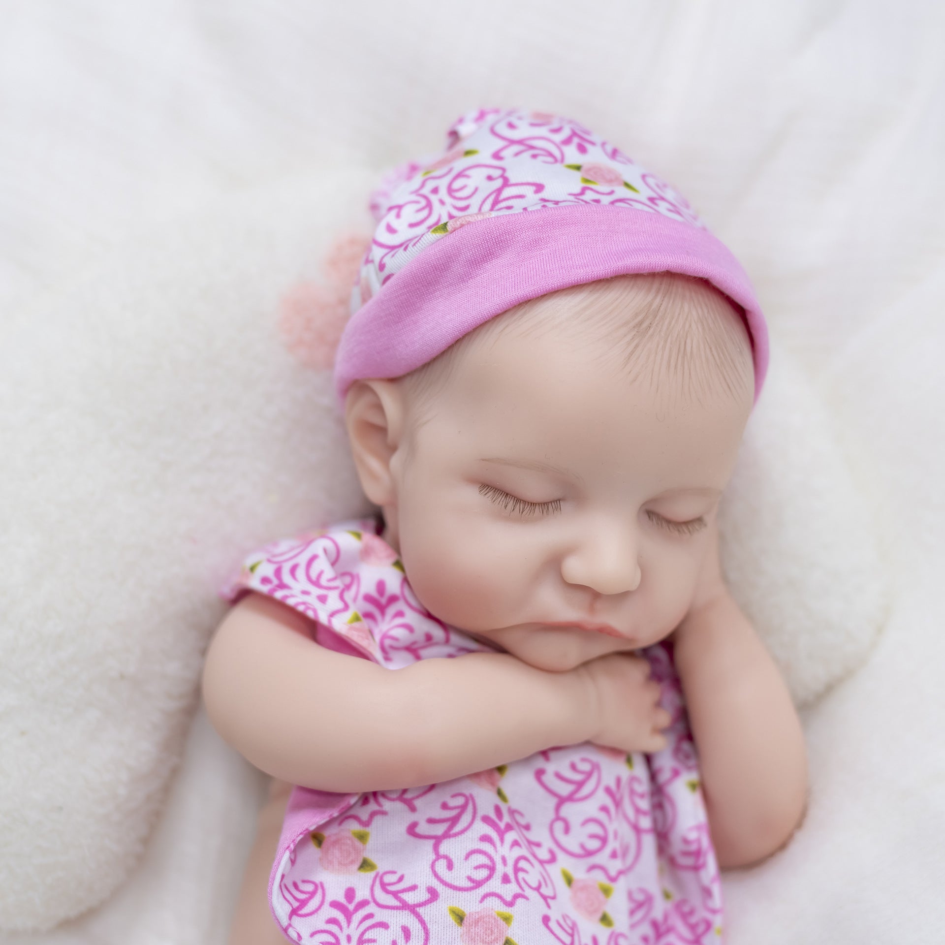 Realistic 12 Inch with Full Silicone Reborn Doll, Thoughtful Present for Children and Adult Collectors for Holidays & Birthdays