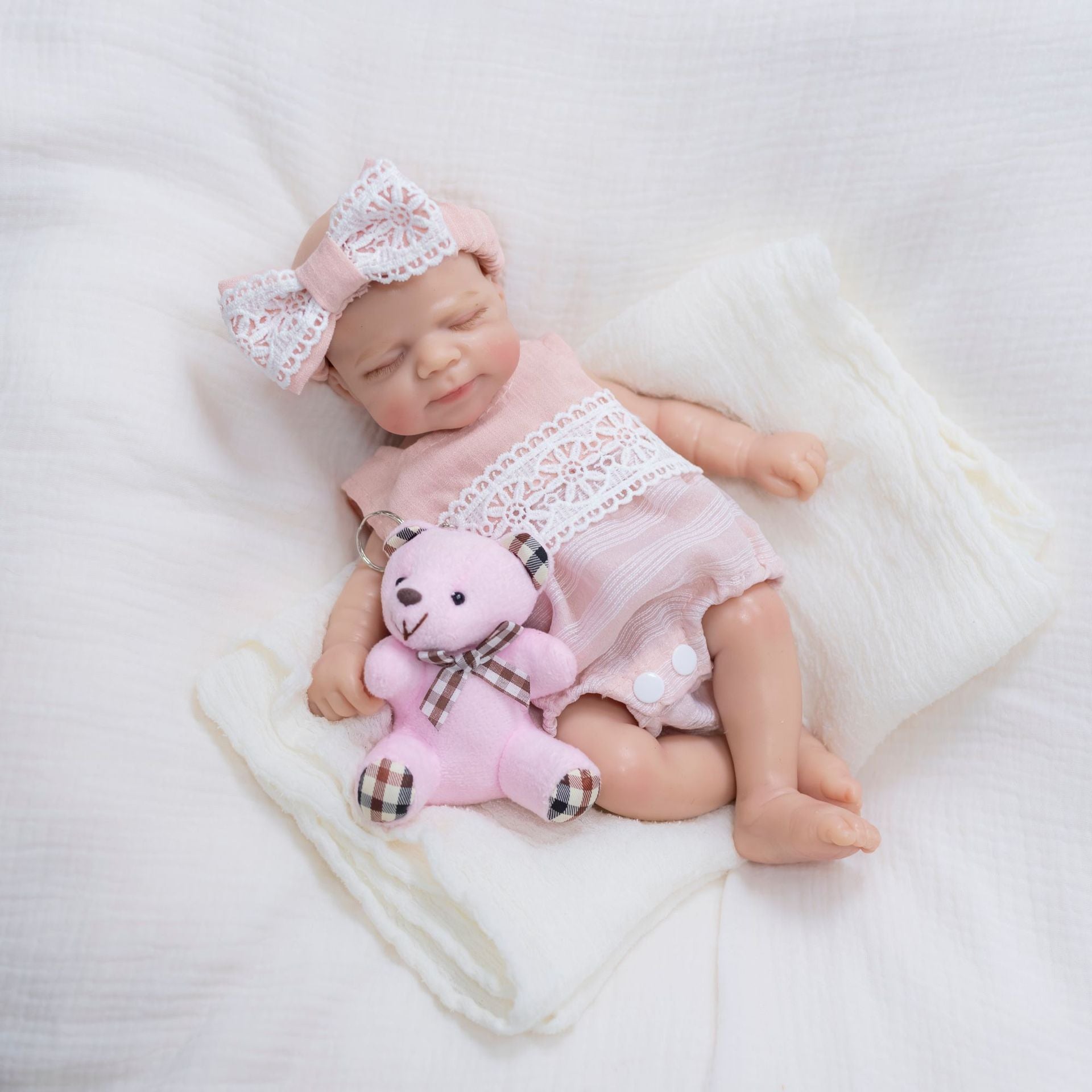 12 Inch with Full Silicone Body Reborn Collectible Toy, Soft‑Touch Companion, Well‑suited Gifting Pick for All‑Age Birthday & Holiday Occasions