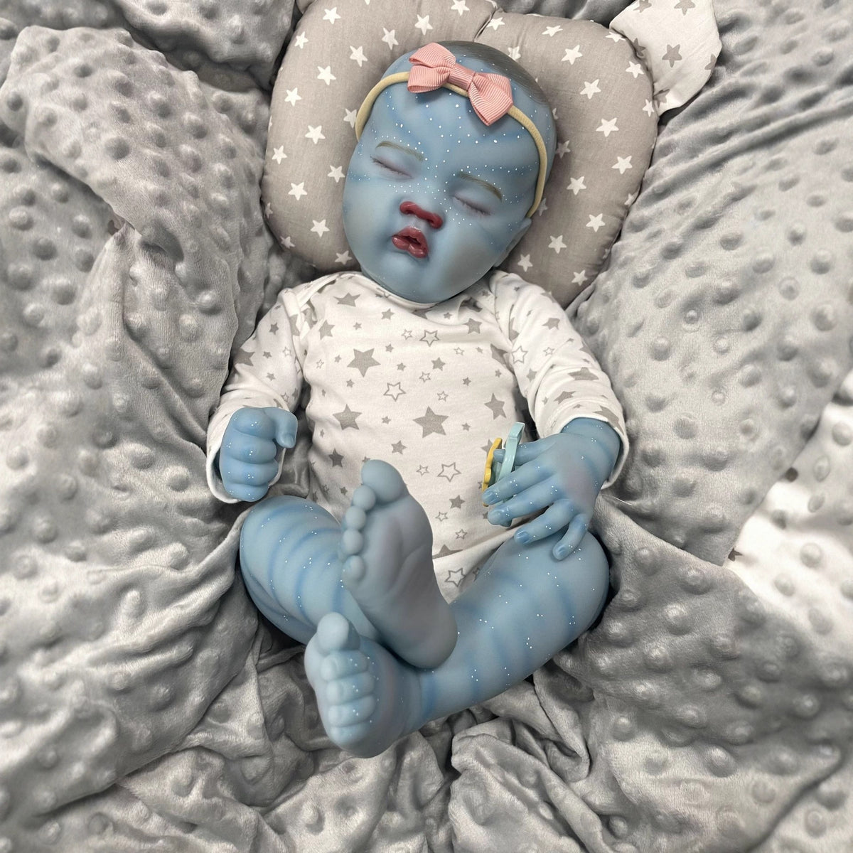 20 inch Cloth‑Body Fantasy Alien Reborn Doll, Perfect Keepsake for Birthdays & Holiday Celebrations