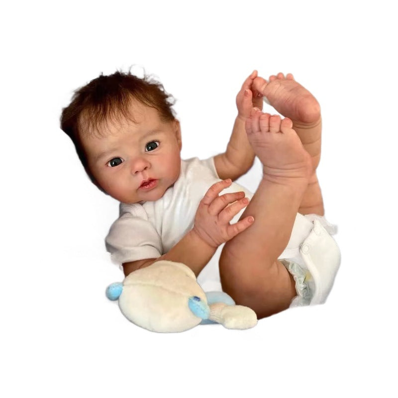 20 inch Reborn Dolls with Cloth Body Touch Soft lmplanted Hair Newborn Baby Dolls Toys for Girls Reborn Dolls