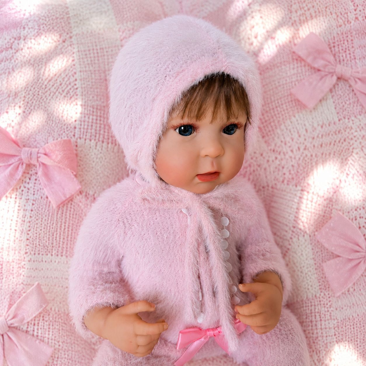 20 Inch Full‑Body Vinyl Realistic Baby Doll, Sweet Delicate Look, Great Keepsake for Kids and Adult Doll Collectors