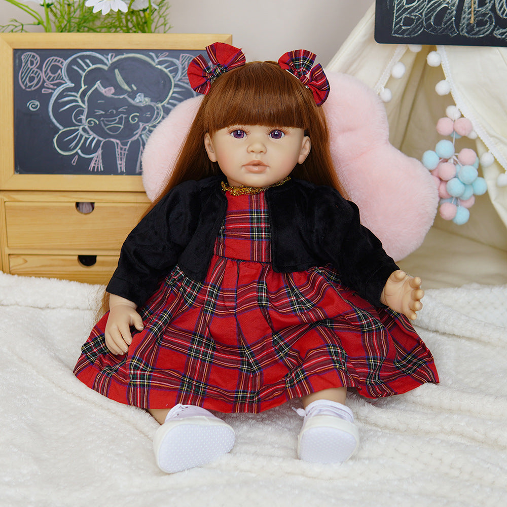 22 Inch Sound‑Sensor Reborn Doll with Full Vinyl & Cloth Body Versions, Engaging Playmate for Children and Adult Collectors for Special Occasions