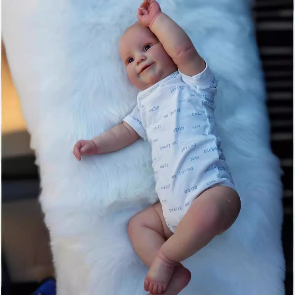 24inch High Quality Large Baby Reborn Dolls with Cloth Body Cute and Realistic Real Baby for gifts