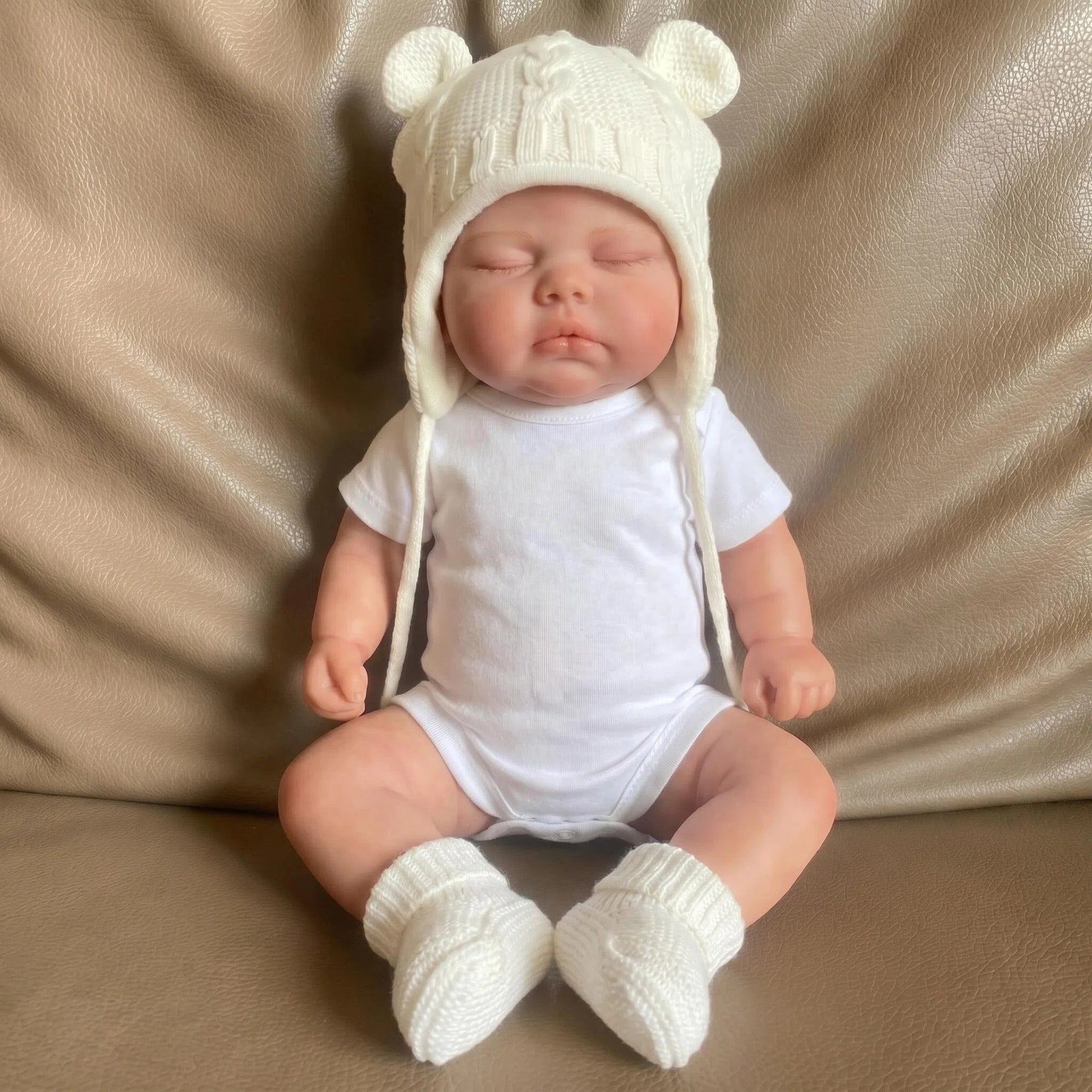 Lovely Holiday Gift--20 inch with Full Silicone Sleeping Baby, Perfect Birthday Gift for Kids