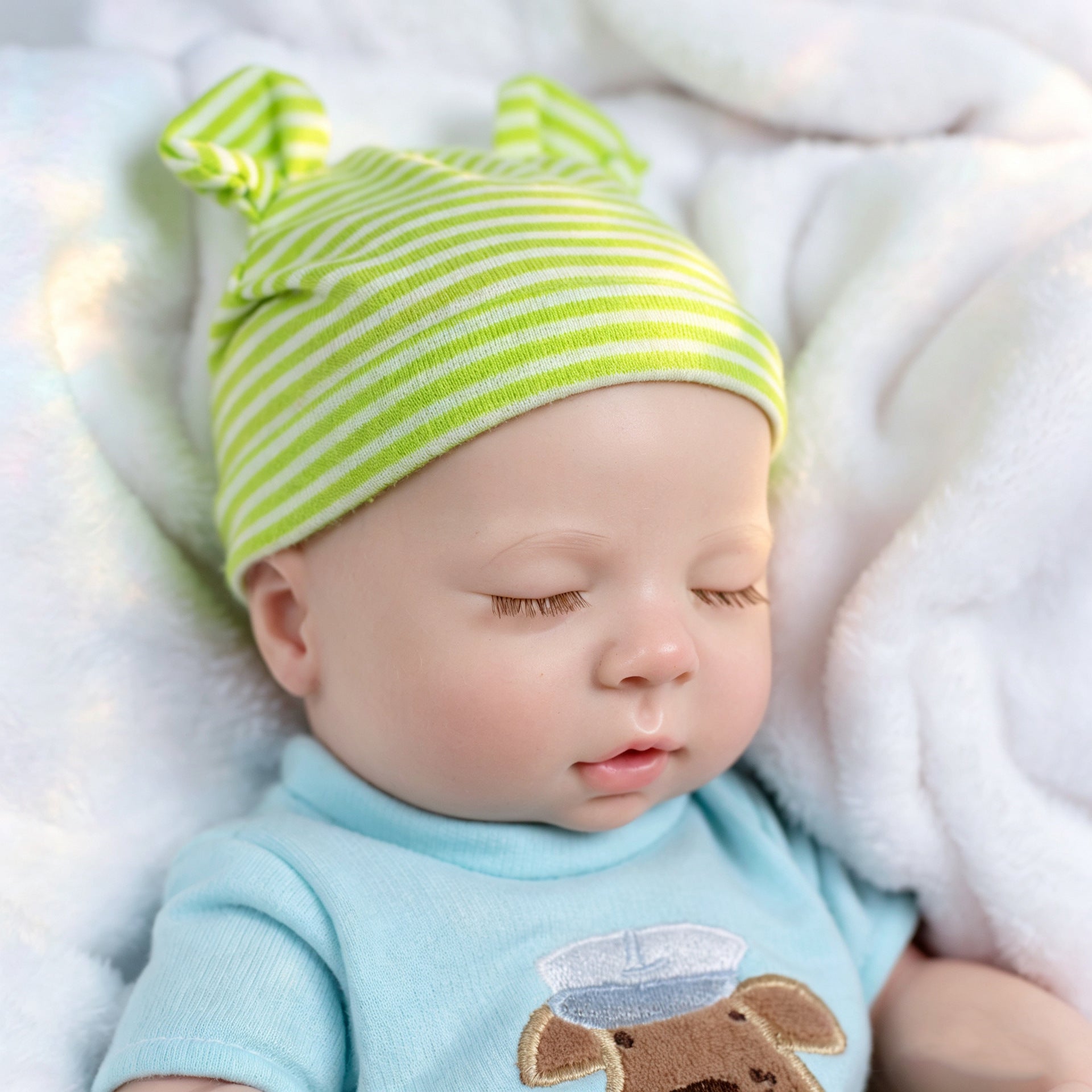 [Drink and Wet System] 13 Inch with Full Silicone Body Reborn Doll, Lifelike Play Companion, Perfect Present for Holiday Celebrations and Birthdays