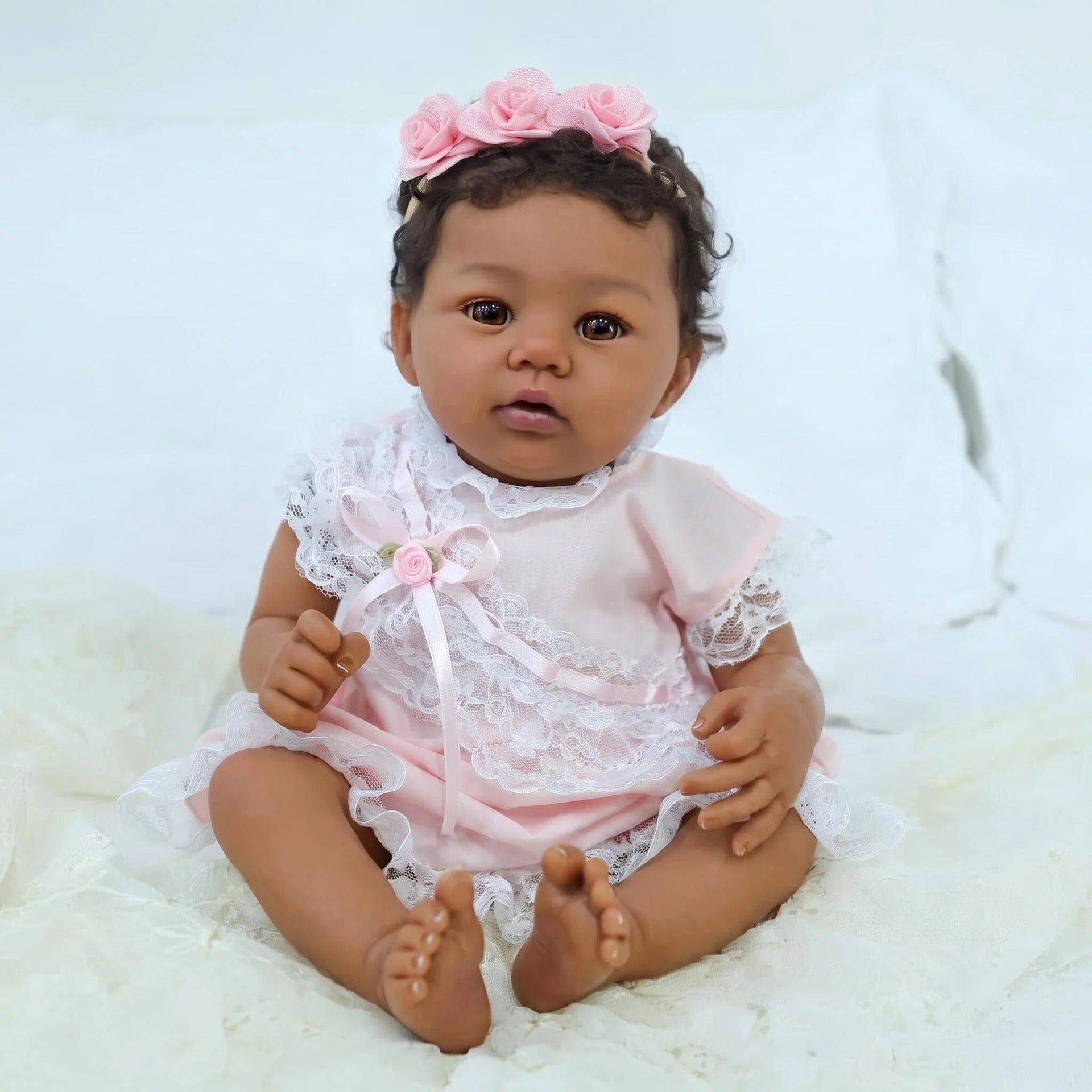 Gentle Bedtime Companion 19 Inch with Cloth Body Reborn Doll, Ideal Gift for Birthdays & Holiday Vacations