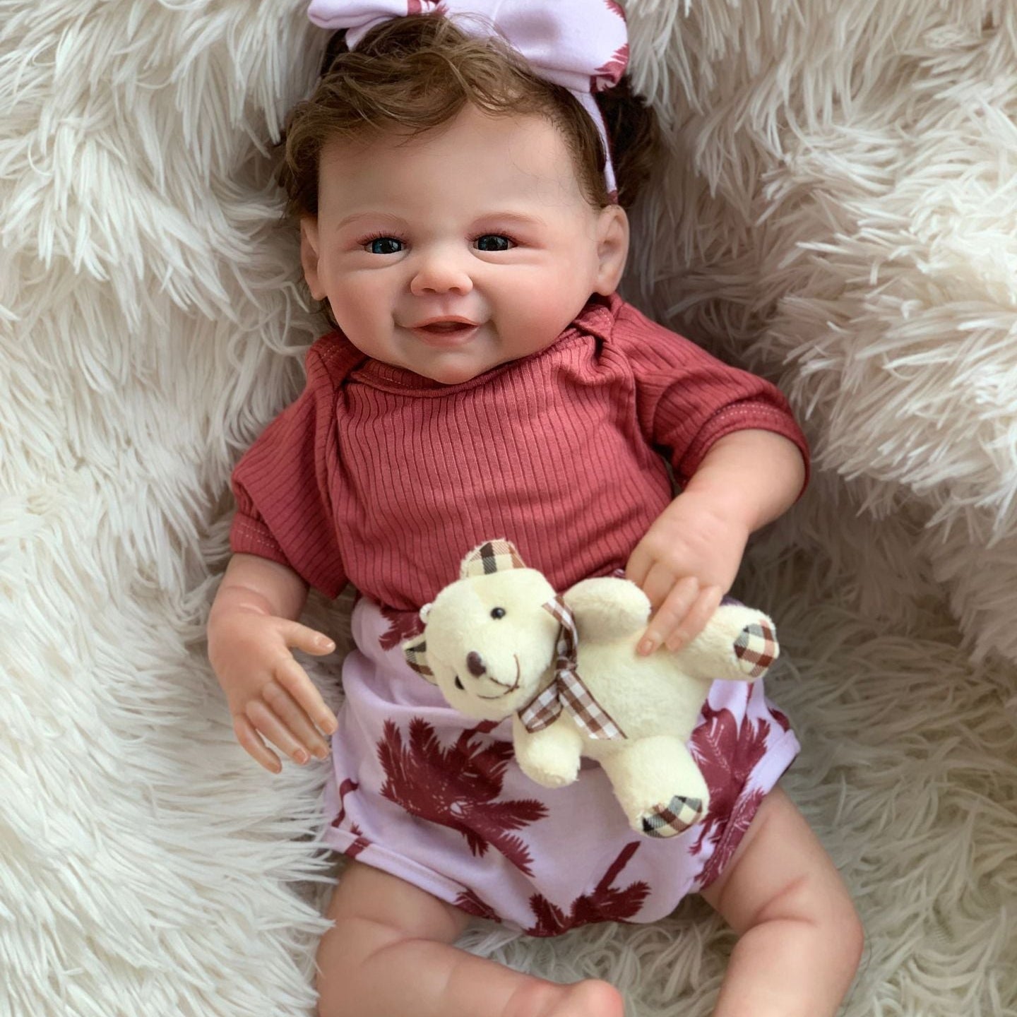 18 inch WIth Cloth Body Reborn Doll, Different types and styles of dolls are available. Holiday Collectible Present Or Brithday Gifts