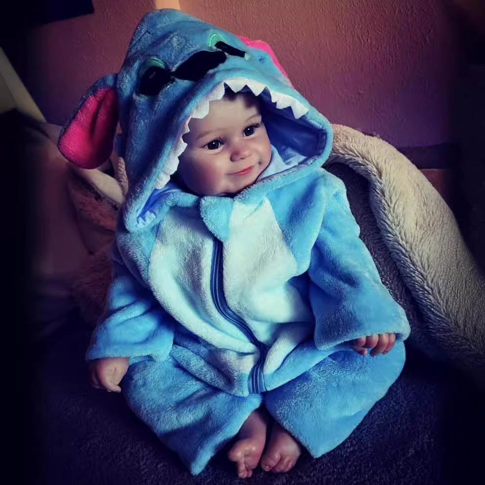 24inch Reborn Baby Dolls with Full vinyl Body Realistic Handcrafted of  Newborn Gir for gifts