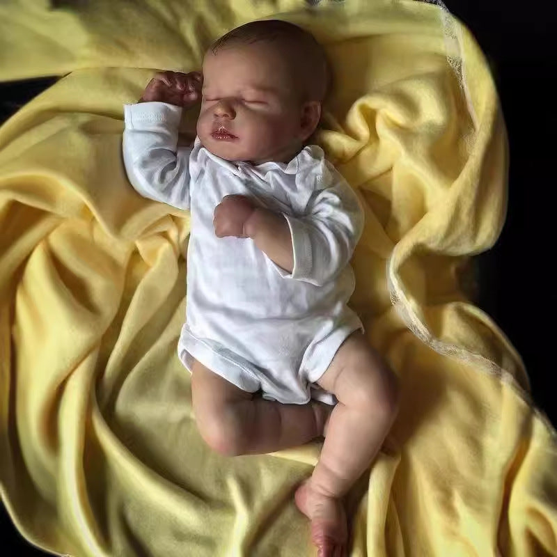 19inch Reborn Baby Dolls Full Vinyl Body Realistic Handmade Newborn Girl Dolls for Gifts