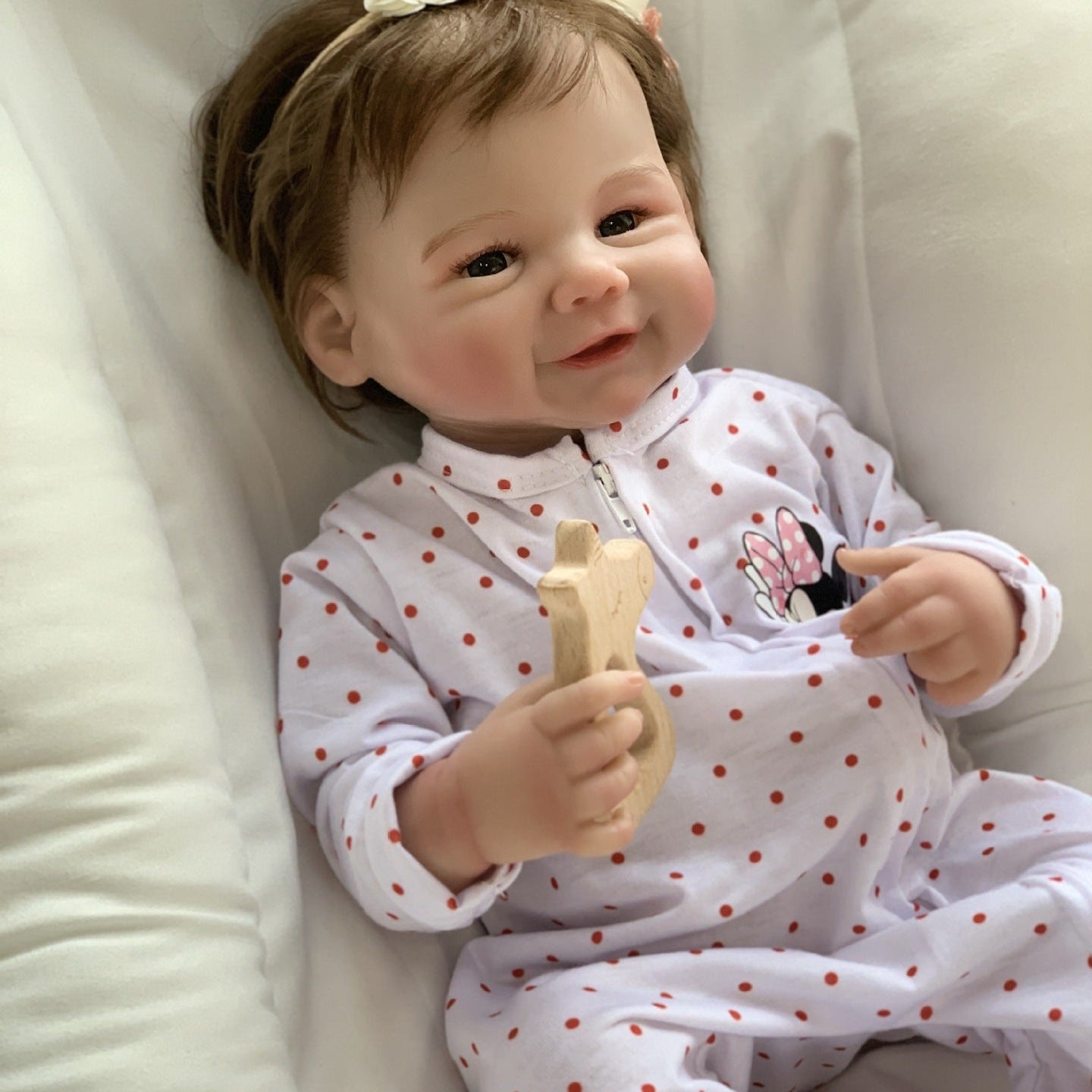 18 inch WIth Cloth Body Reborn Doll, Different types and styles of dolls are available. Holiday Collectible Present Or Brithday Gifts
