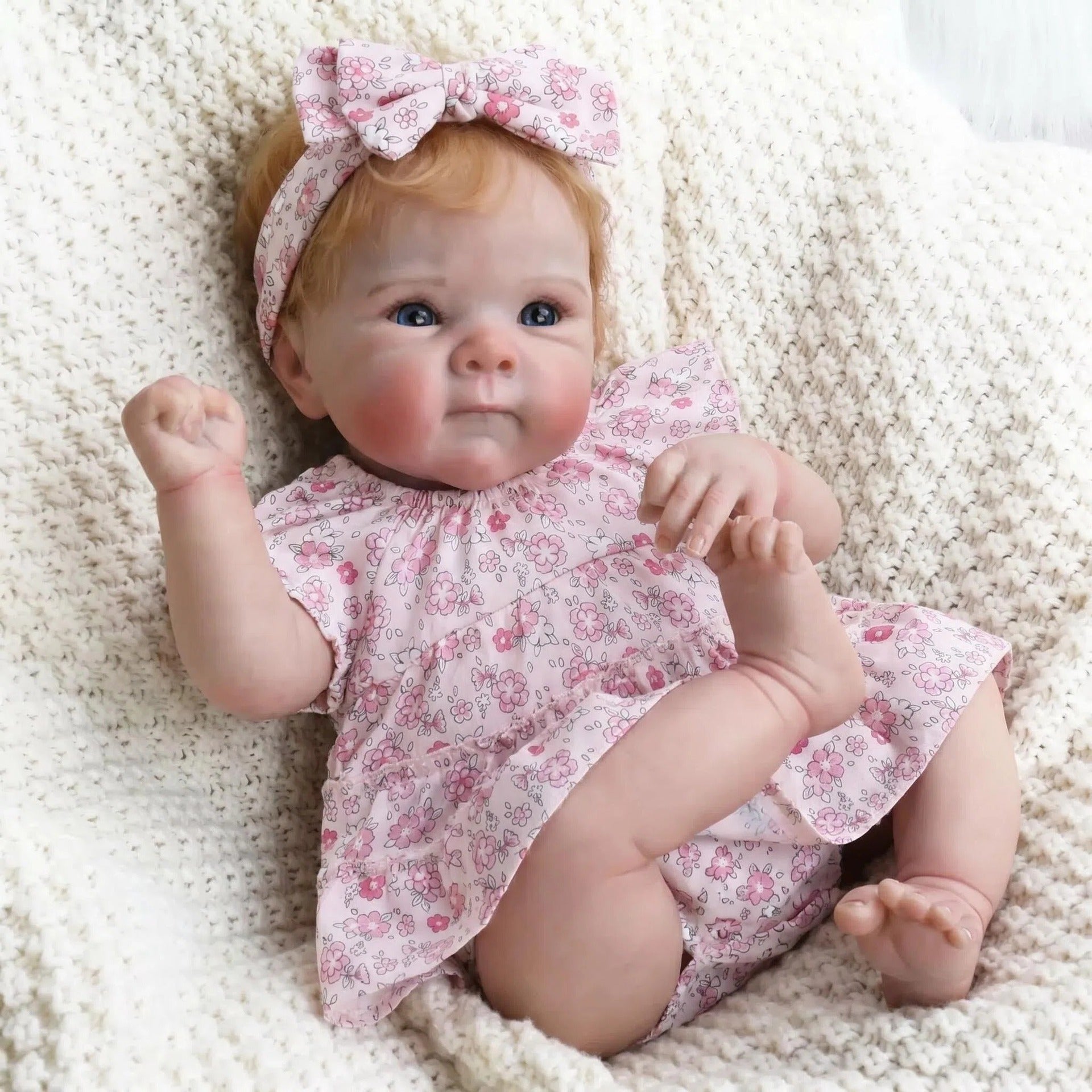 18 inch Open Eyes with Cloth Body Reborn Doll, All-Occasion Toy & Collectible Gift
