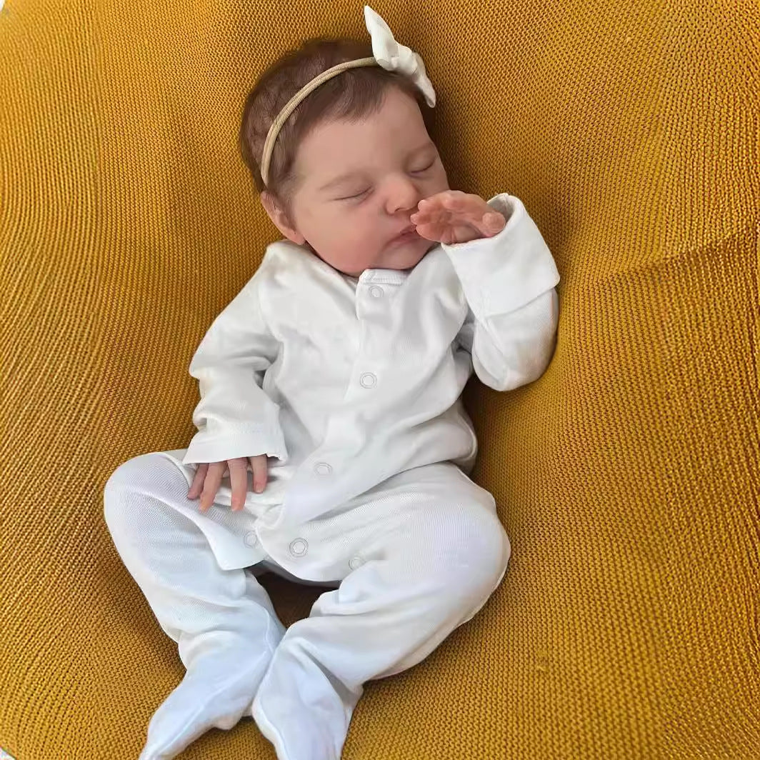 20inch Reborn Dolls with Cloth Body Touch Soft Newborn Baby Dolls Toys for Girls