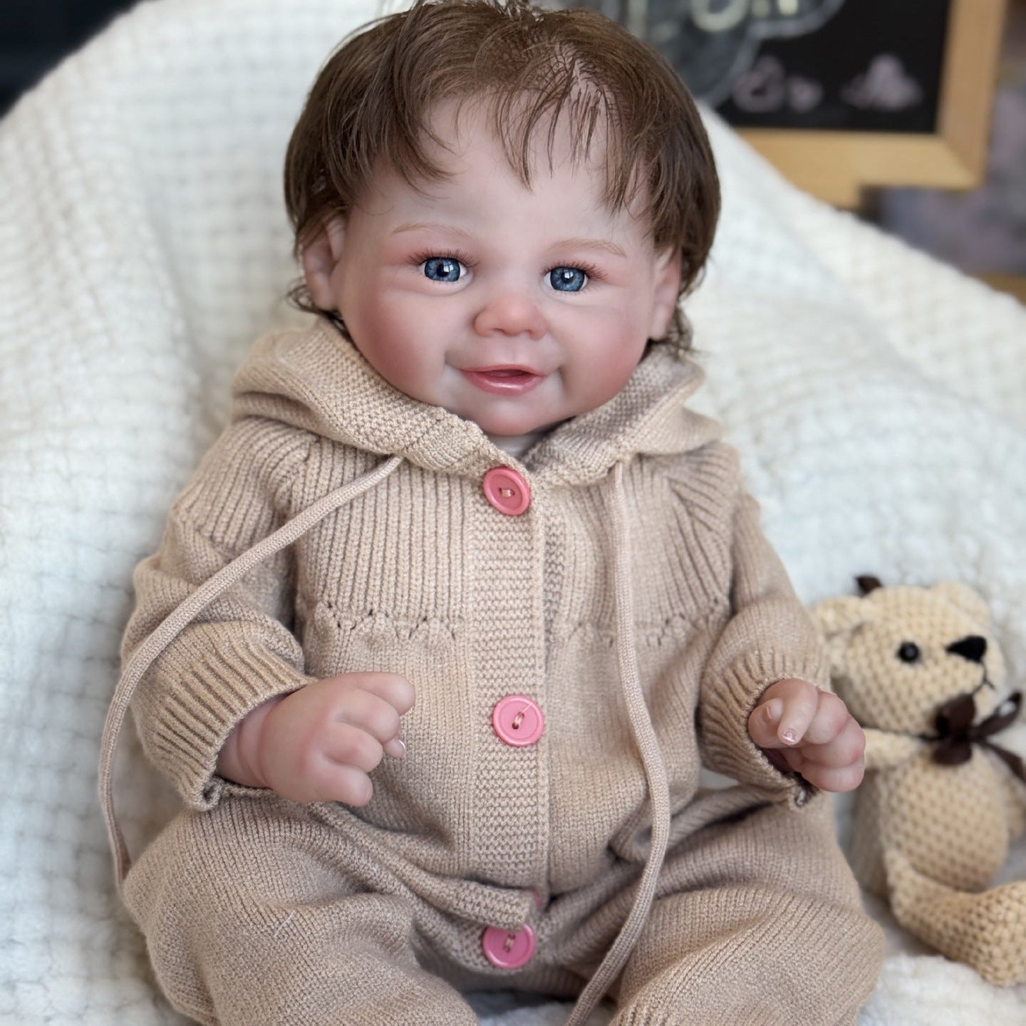 18 inch WIth Cloth Body Reborn Doll, Different types and styles of dolls are available. Holiday Collectible Present Or Brithday Gifts