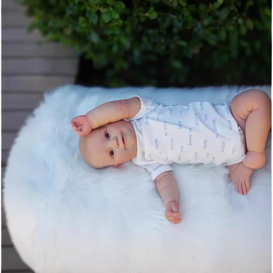 24inch High Quality Large Baby Reborn Dolls with Cloth Body Cute and Realistic Real Baby for gifts