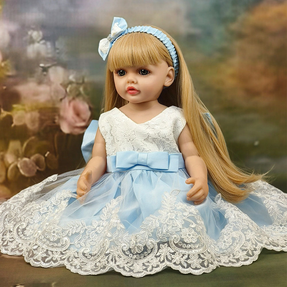 22 Inch with Full Vinyl Sound‑Sensor Reborn Doll, Engaging Companion Play Toy, Perfect Present for Kids & Adult Collectors on Special Days