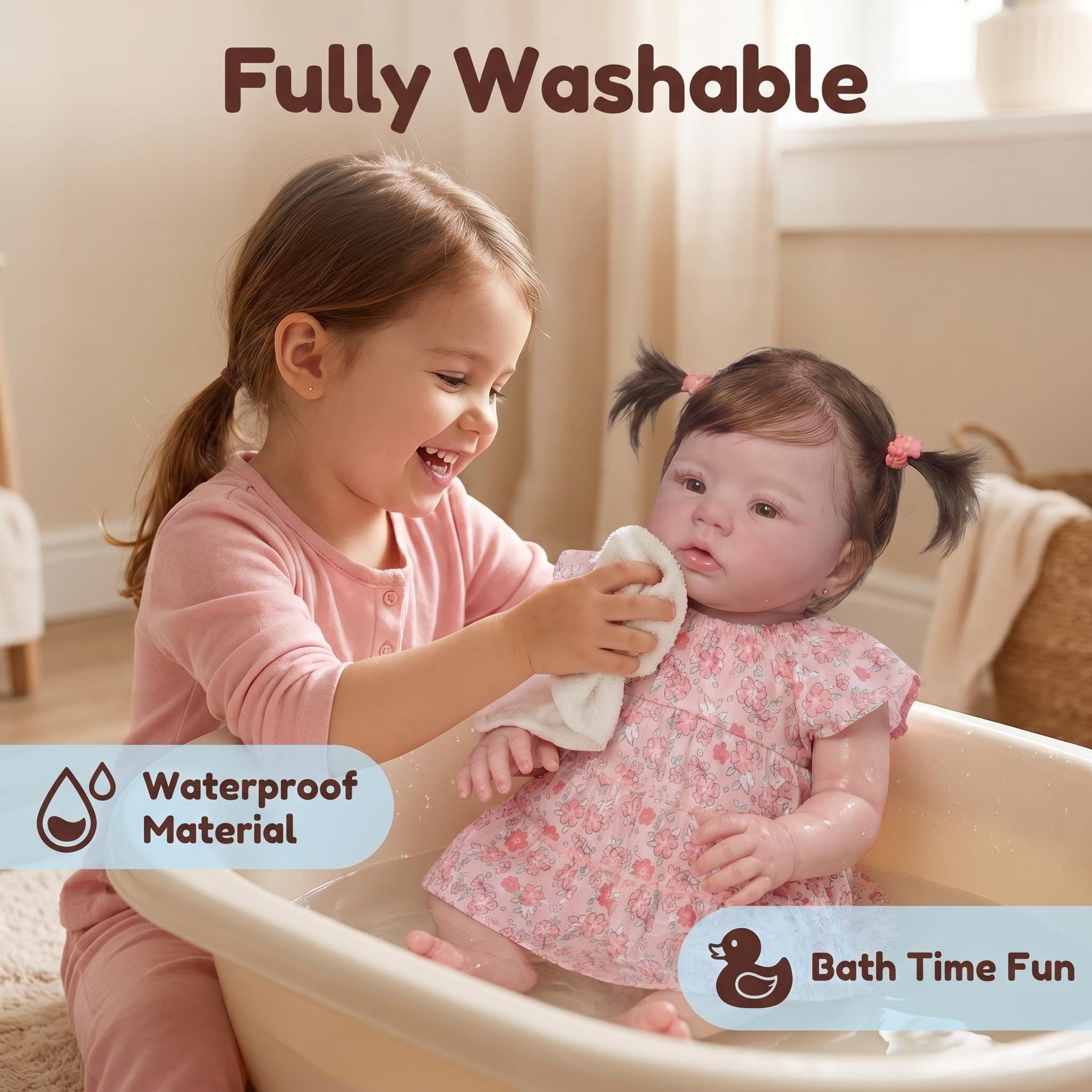 19 inch with full vinyl reborn doll, serves as immersive pretend play toy for little girls and emotional comfort companion for adult hobbyists, great birthday and holiday gift option