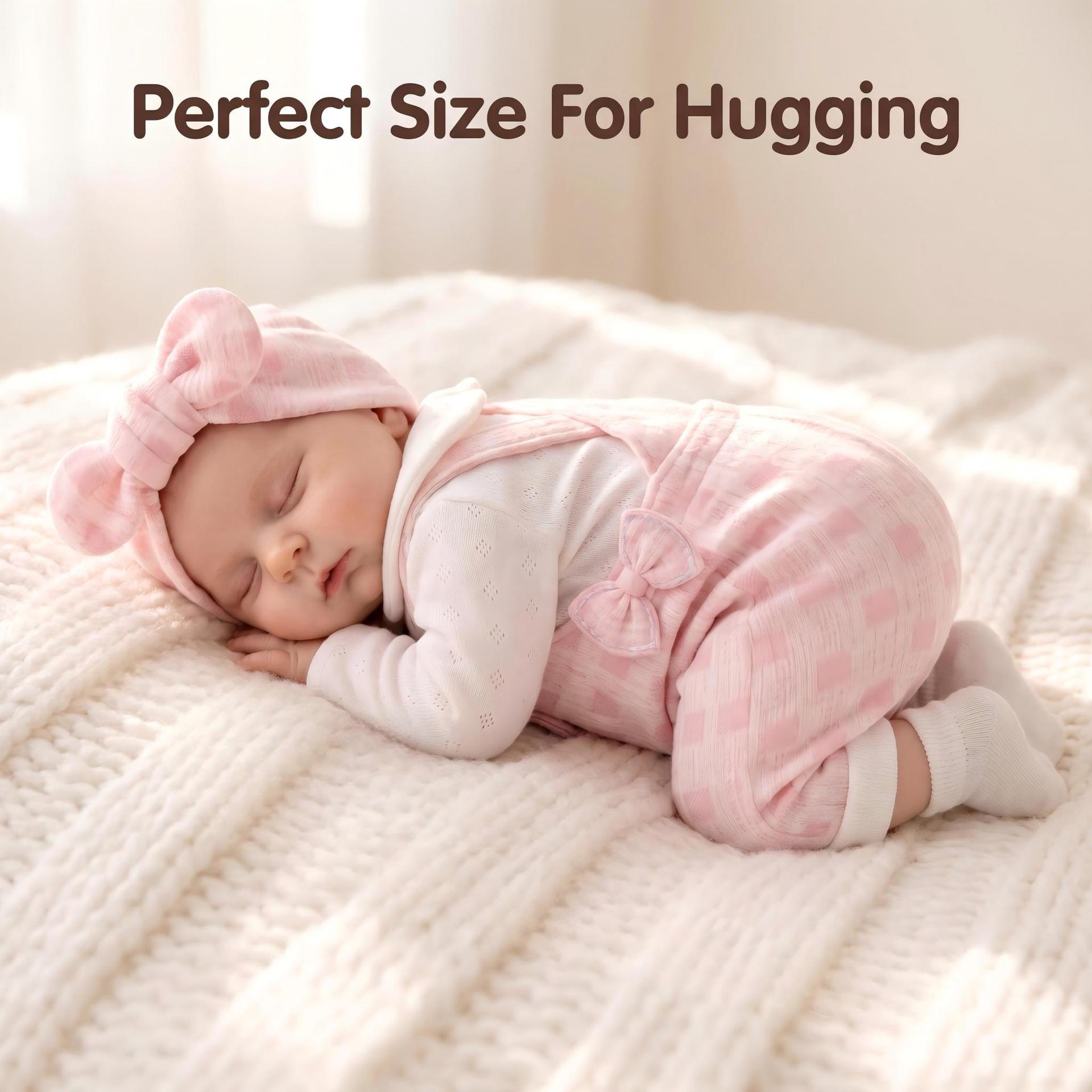 Soft‑Touch 12‑Inch Full Silicone Reborn Doll, Peaceful Slumber Design, Multi‑Age Companion for Festive Gift‑Giving