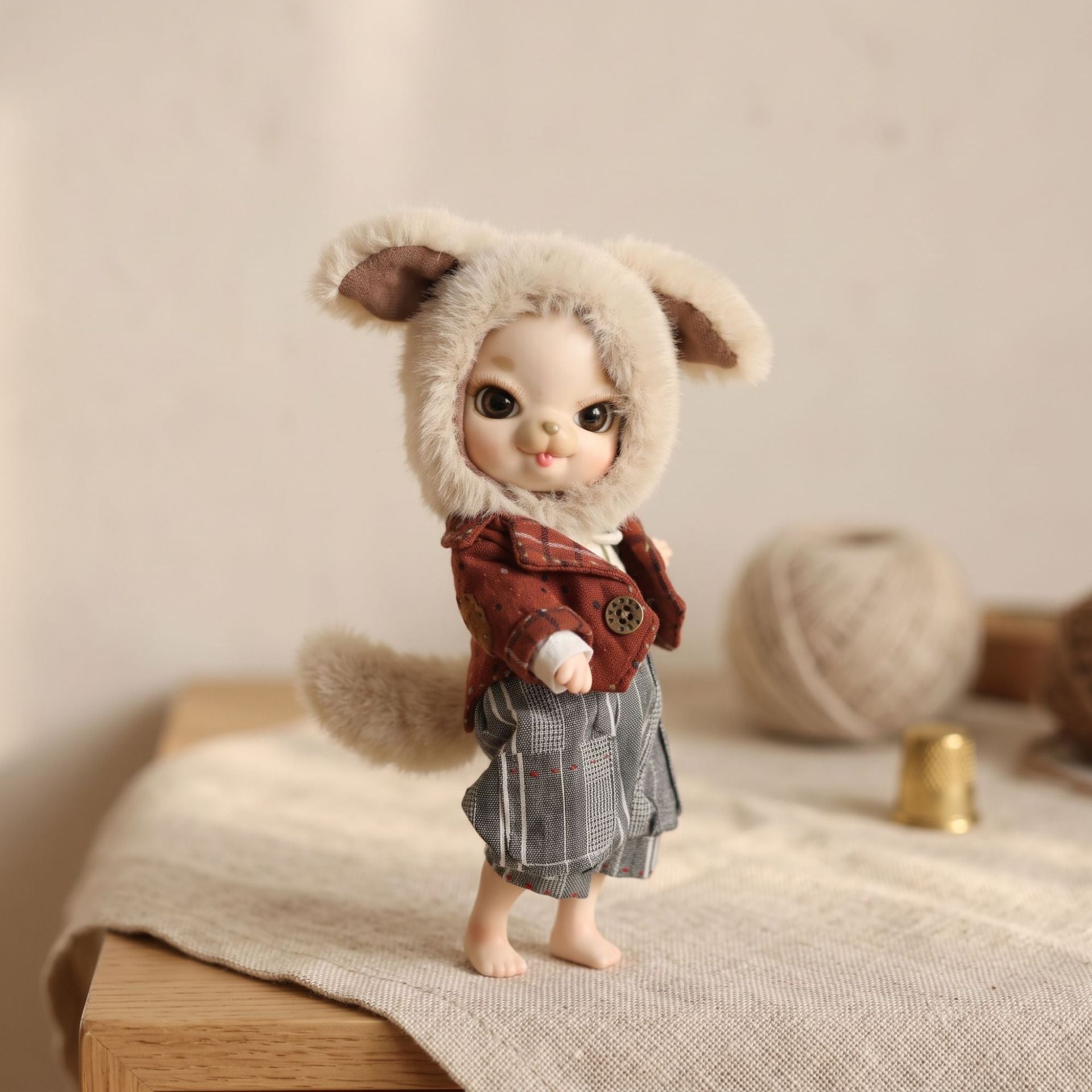10 inch with Full Ceramic Ball Joint Body Collectible Doll Ornament Gift for Doll Lovers
