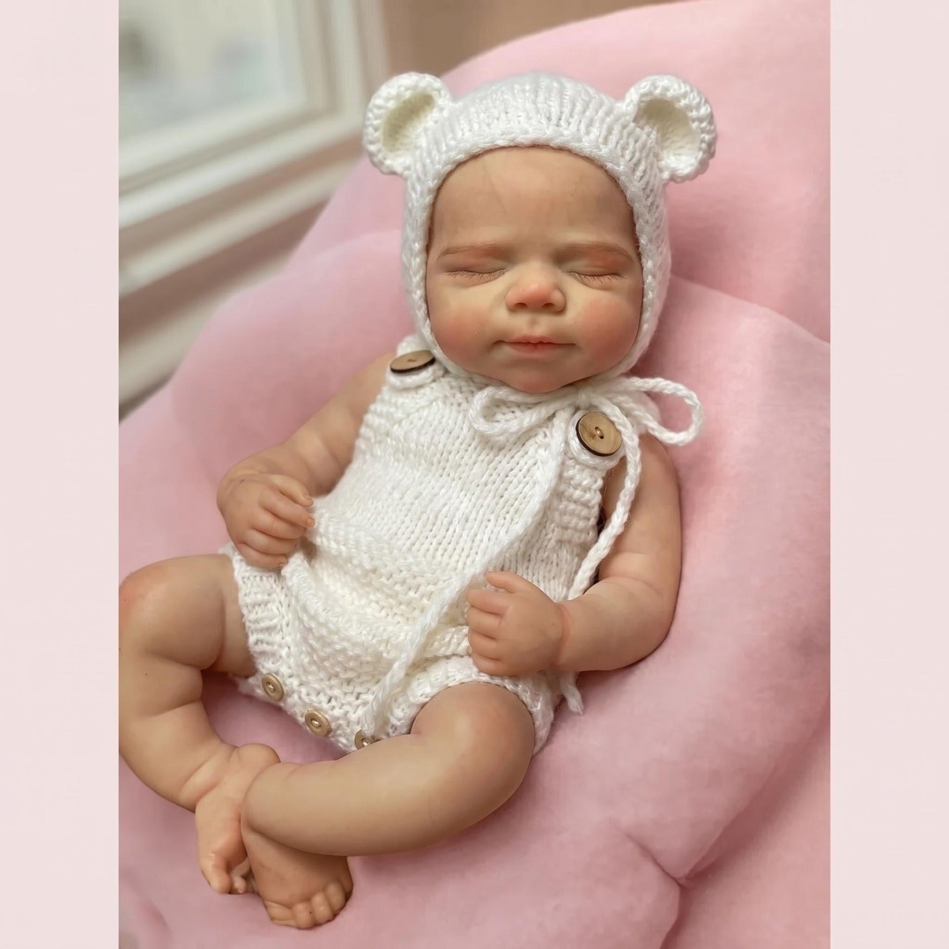 12inch Full Solid Silicone Flexible Elastic Super Soft Cute Small Size Silicone Lifelike Reborn Bebe Doll for Gifts and collectibles
