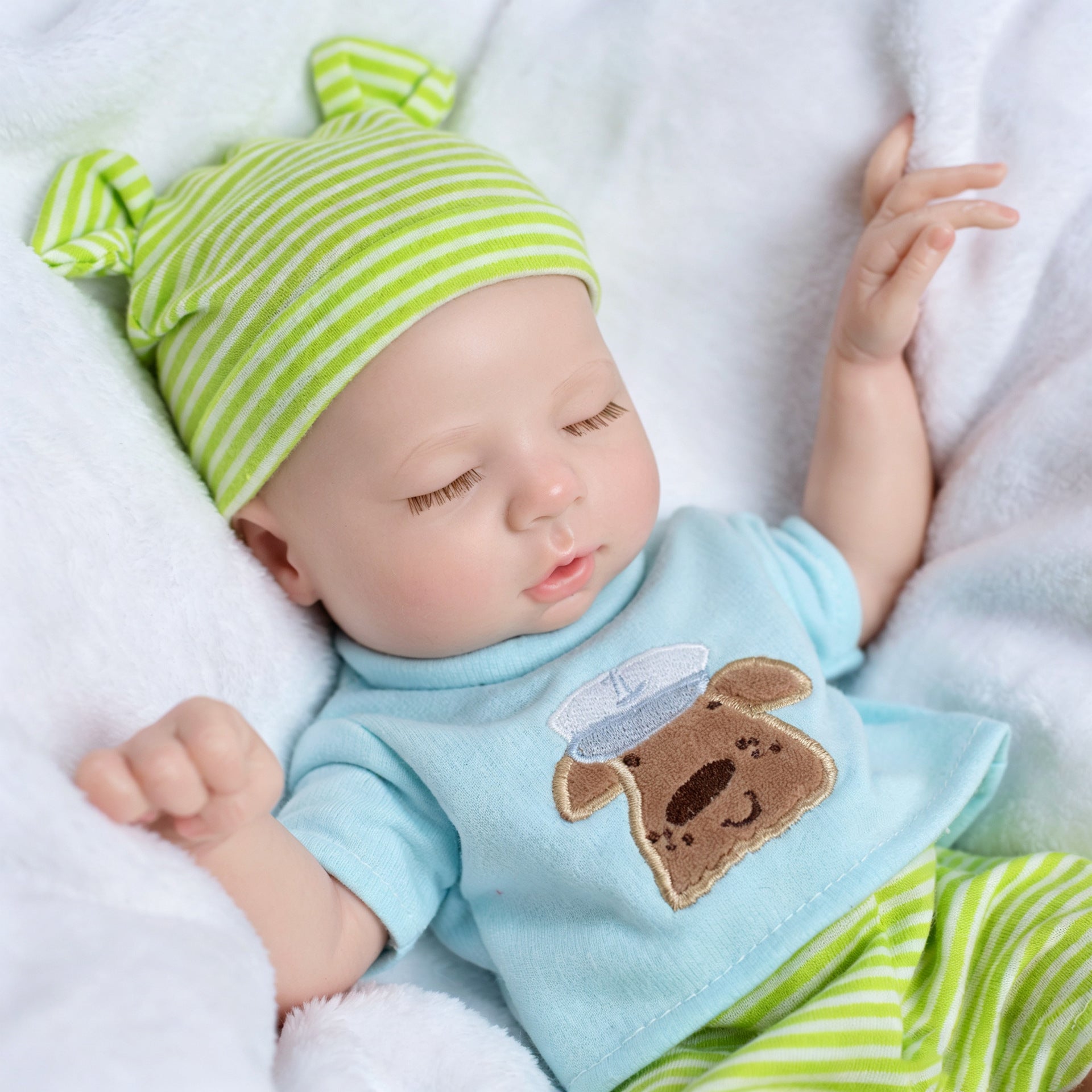 [Drink and Wet System] 13 Inch with Full Silicone Body Reborn Doll, Lifelike Play Companion, Perfect Present for Holiday Celebrations and Birthdays