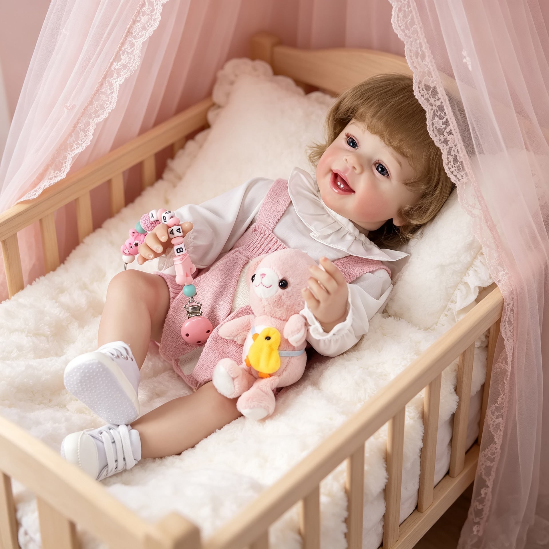 22 Inch with Full Vinyl Lifelike Reborn Doll, Heartfelt Companion Item, Go‑to Gift Choice for Holiday Seasons and Birthdays